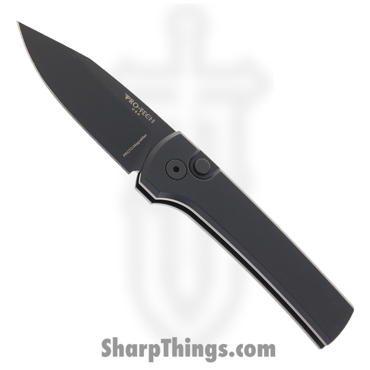 ProTech - RCS1103-SWAT - Scapegoat Compact - Automatic Knife - MagnaMax Coated Clip Point - Aluminum - Black