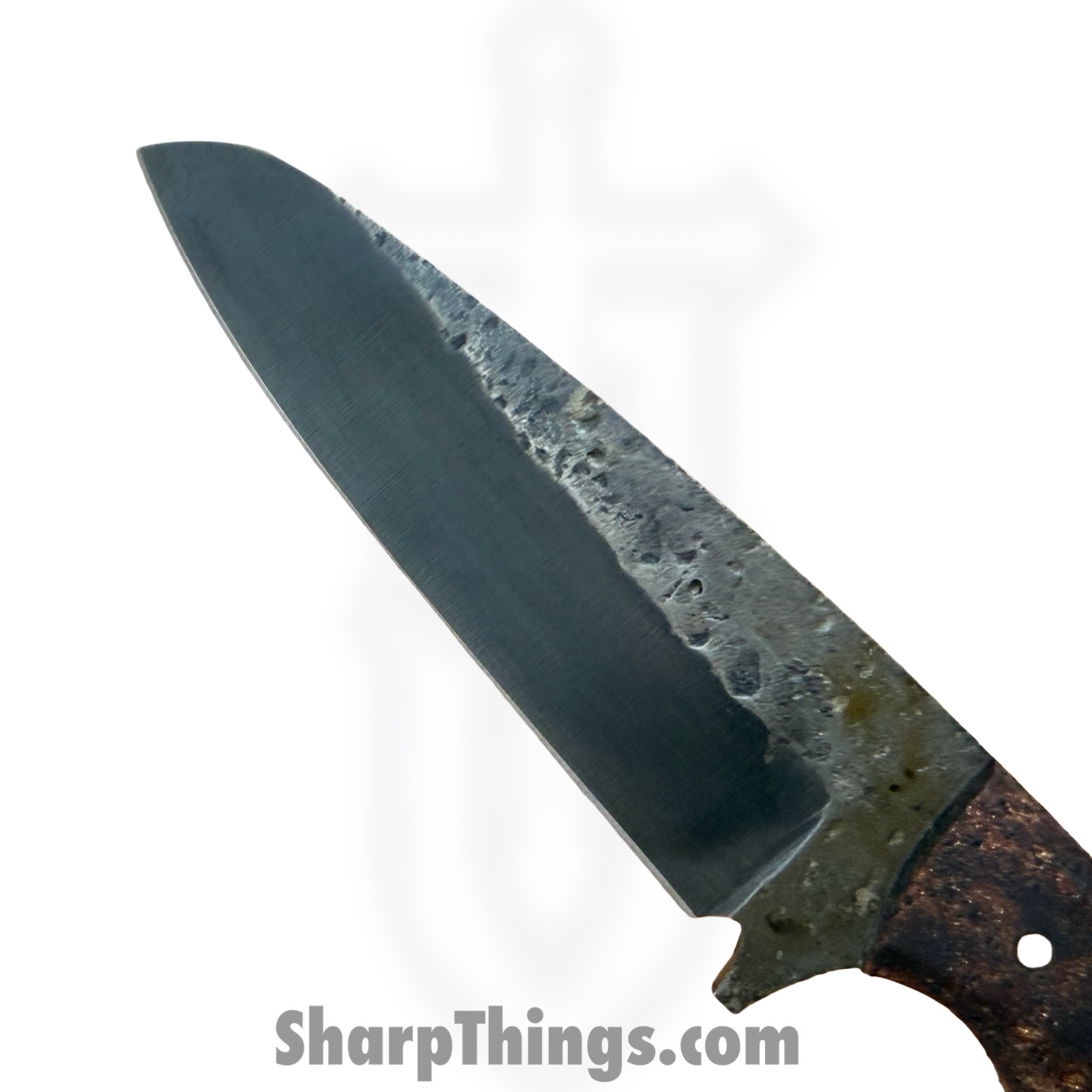 Red Monkey CK - RMCKBS2601 - Enterprise - Fixed Blade Knife - 1095 HC Acid Wash Wharncliffe - Copper Grip X - Copper - Image 6