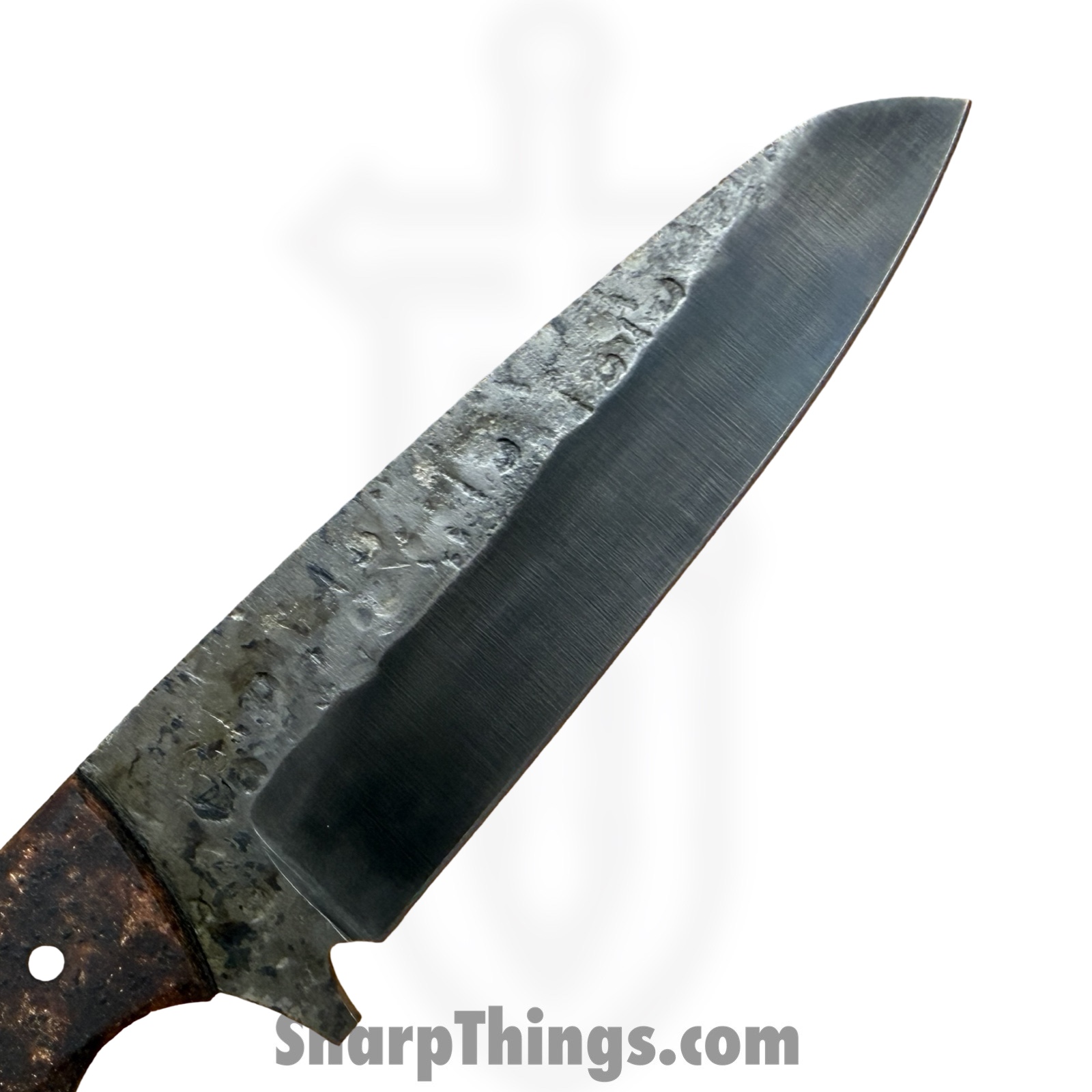 Red Monkey CK - RMCKBS2601 - Enterprise - Fixed Blade Knife - 1095 HC Acid Wash Wharncliffe - Copper Grip X - Copper - Image 7
