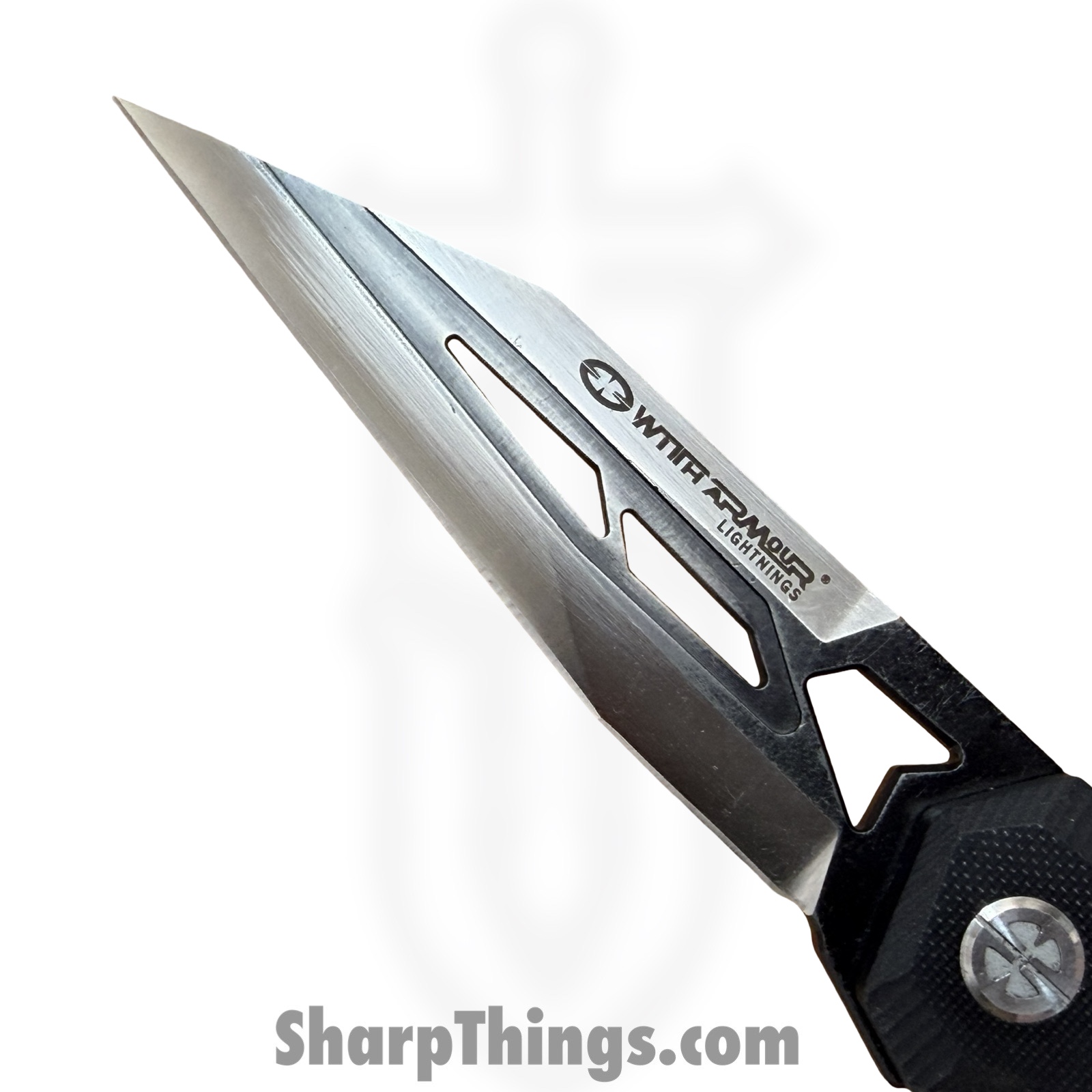 WithArmour - WA-081BKS - Hawk Eye - Folding Knife - D2 Two Tone Wharncliffe - G10 - Black - Image 6