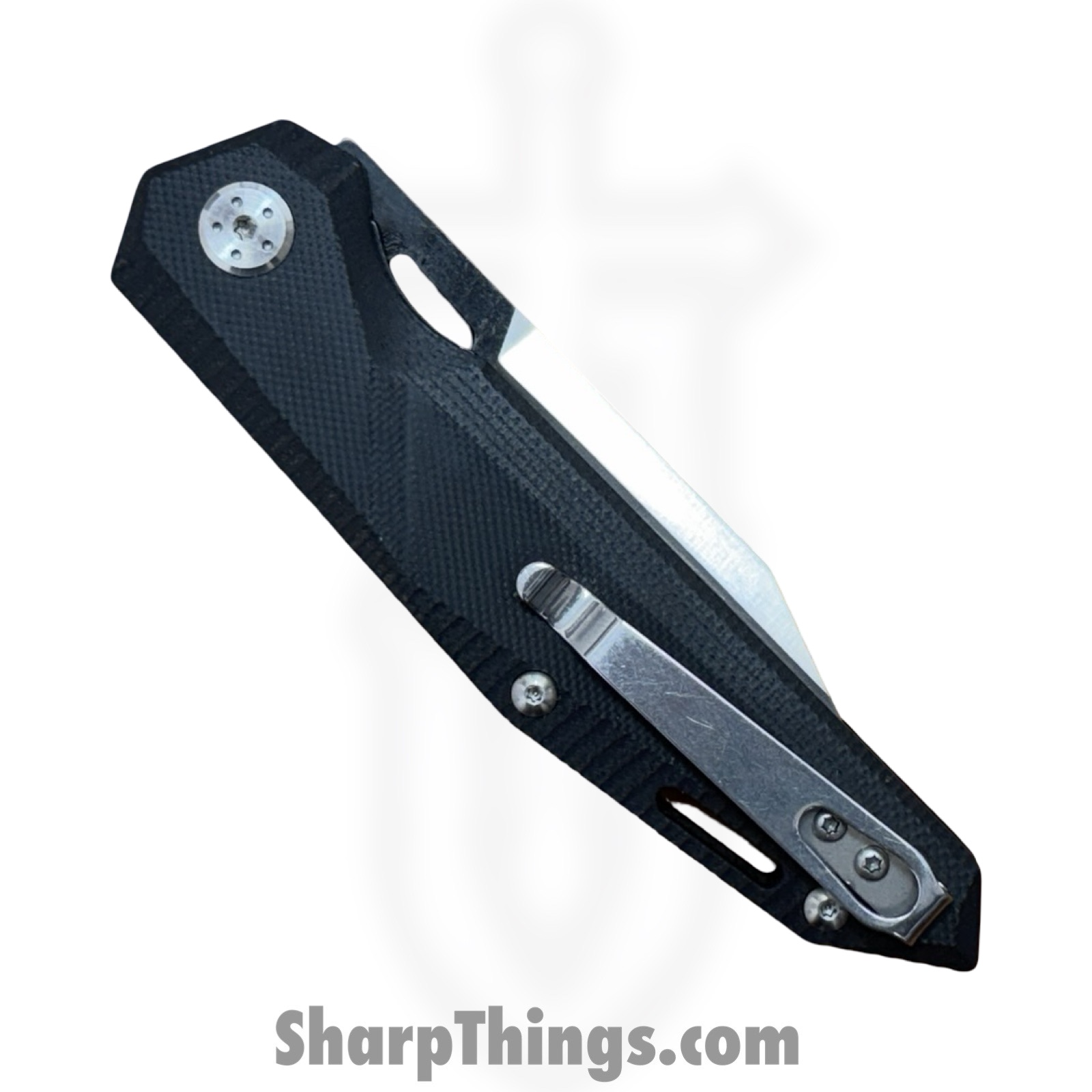 WithArmour - WA-081BKS - Hawk Eye - Folding Knife - D2 Two Tone Wharncliffe - G10 - Black - Image 5