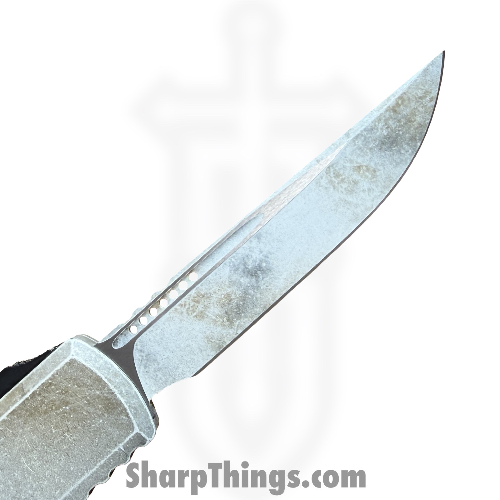 Microtech - 11214-1SAD - Ultratech Gen IV Sand Trooper - OTF Auto - M390MK Apocalyptic Drop Point - Aluminum - White - Image 4