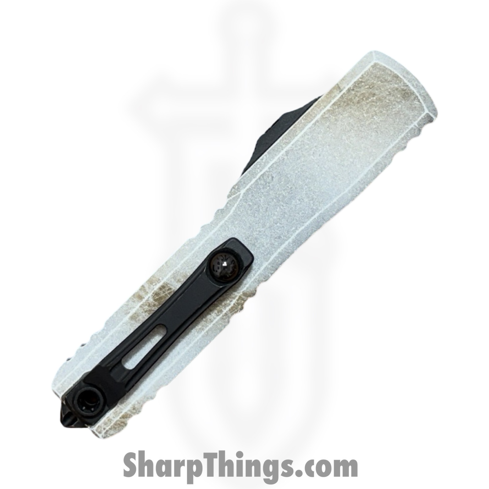 Microtech - 11214-1SAD - Ultratech Gen IV Sand Trooper - OTF Auto - M390MK Apocalyptic Drop Point - Aluminum - White - Image 7
