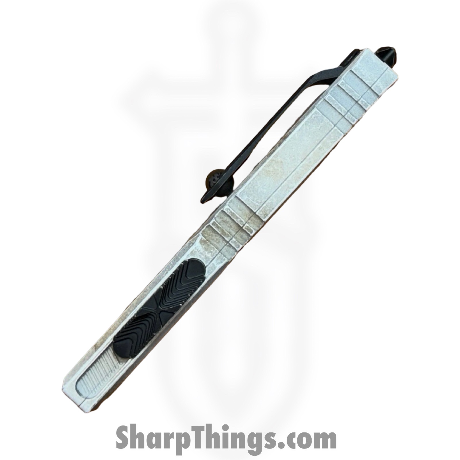 Microtech - 11214-1SAD - Ultratech Gen IV Sand Trooper - OTF Auto - M390MK Apocalyptic Drop Point - Aluminum - White - Image 8