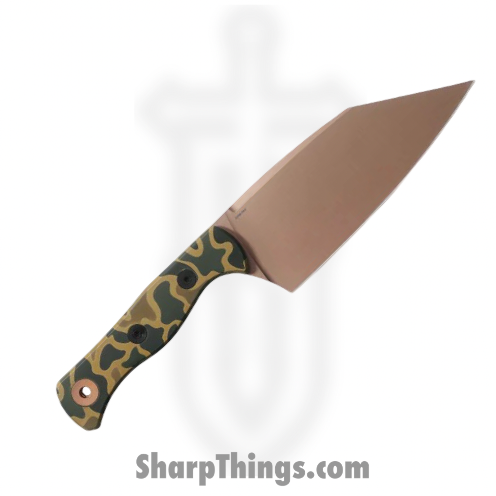 Benchmade - 4010FE-261 - Limited Edition Station Knife - Fixed Blade Knife - CPM 154 Coated Wharncliffe - Aluminum - Camo - Image 2