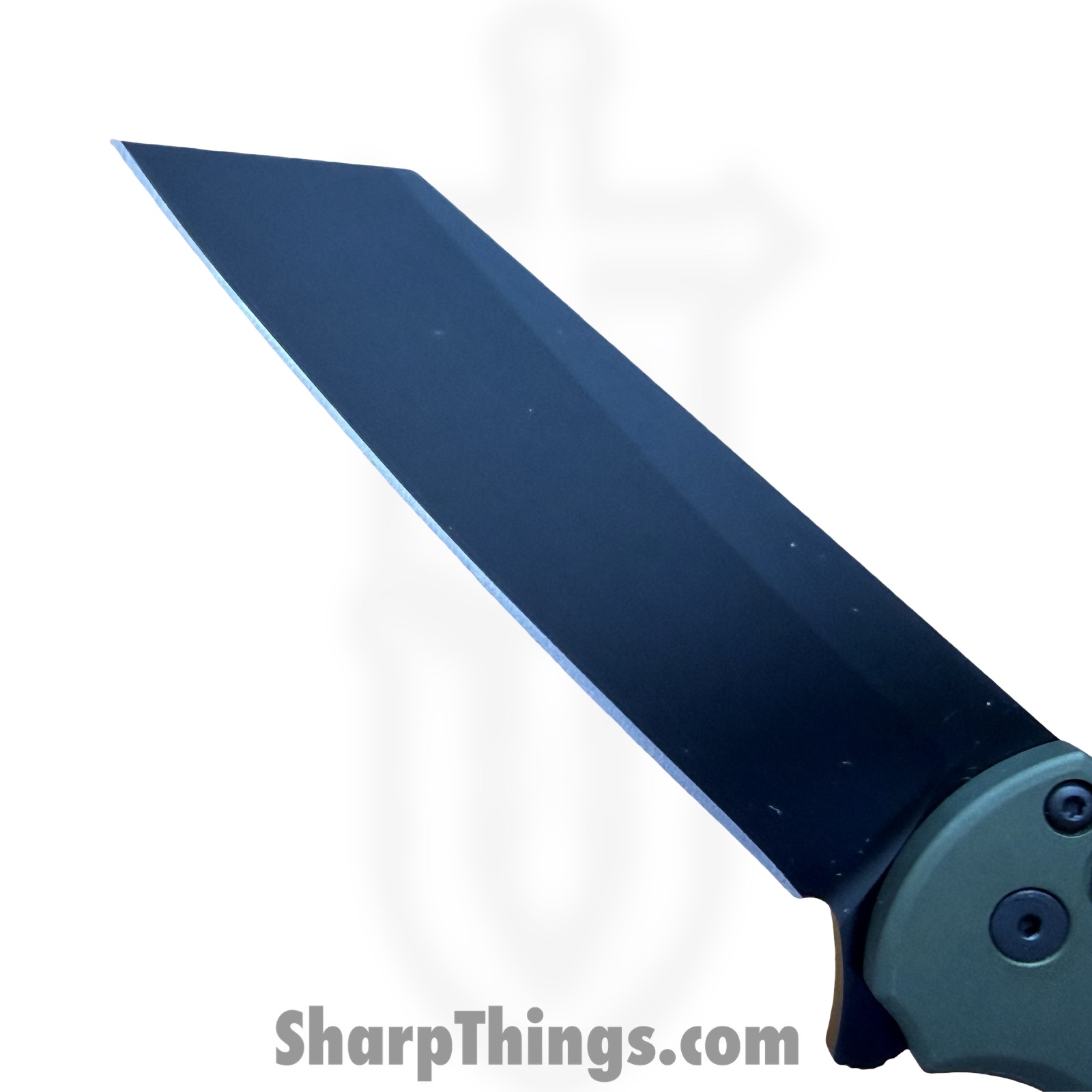 ProTech - 5403-Green - Malibu - Folding Knife - CPM MagnaCut DLC Reverse Tanto - Aluminum - Green - Image 6