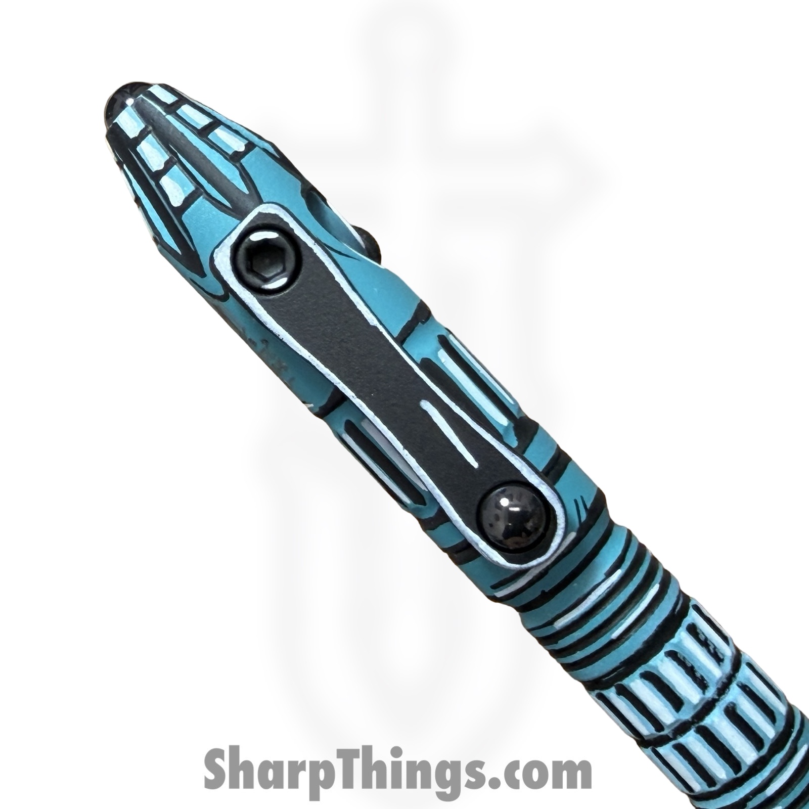 Heretic Knives - H038-CS-TQ - Thoth Cel Shade - Titanium - Turquoise - Image 7