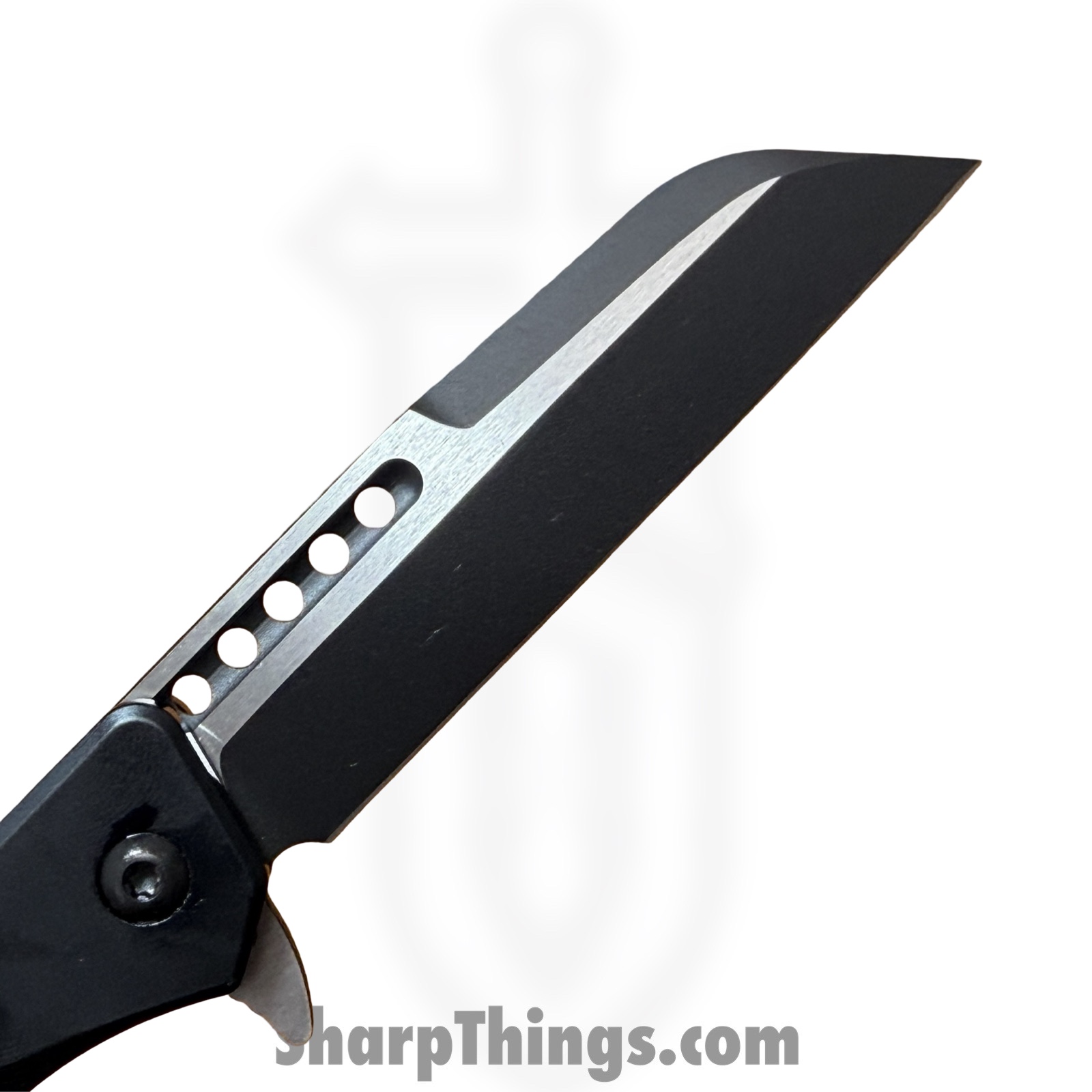 Heretic Knives - H213-10A-T - Jinn Manual - Folding Knife - CPM MagnaCut Two Tone Wharncliffe - Aluminum - Black - Image 7