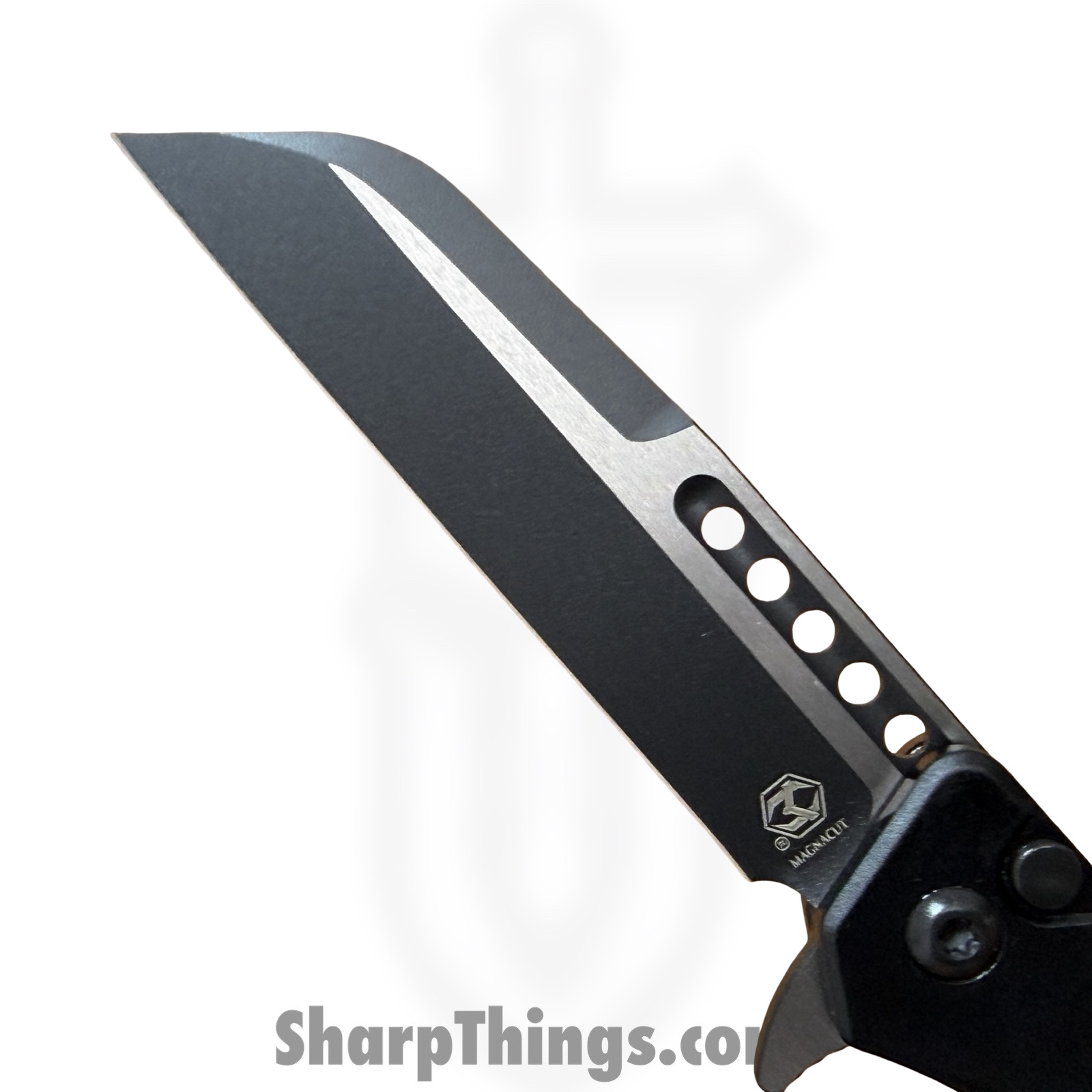 Heretic Knives - H213-10A-T - Jinn Manual - Folding Knife - CPM MagnaCut Two Tone Wharncliffe - Aluminum - Black - Image 8