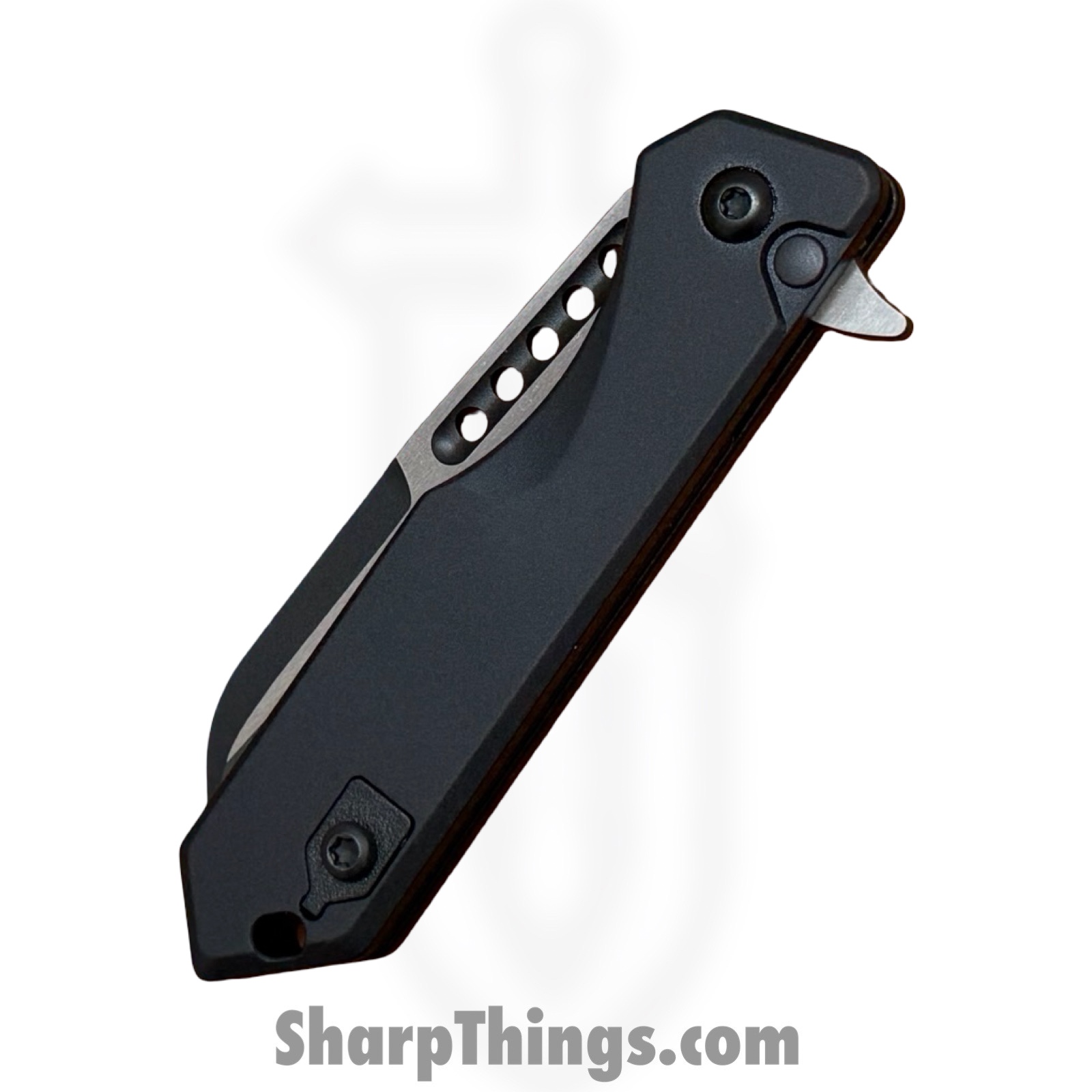 Heretic Knives - H213-10A-T - Jinn Manual - Folding Knife - CPM MagnaCut Two Tone Wharncliffe - Aluminum - Black - Image 6