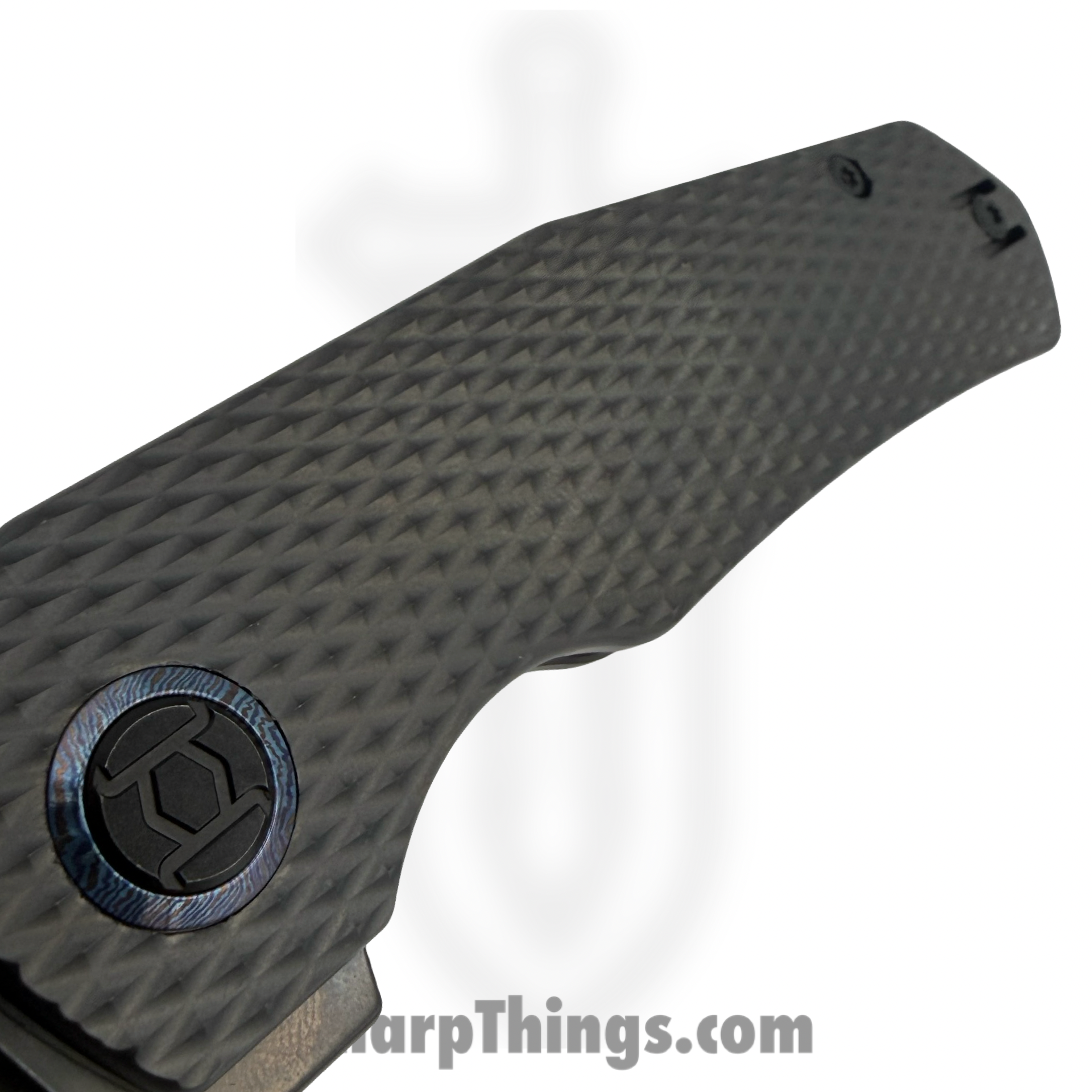 Kunwu - KUNK703LT4D - Tao III Framelock Blk DLC - Folding Knife - Vanax DLC Drop Point - Titanium - Black - Image 4
