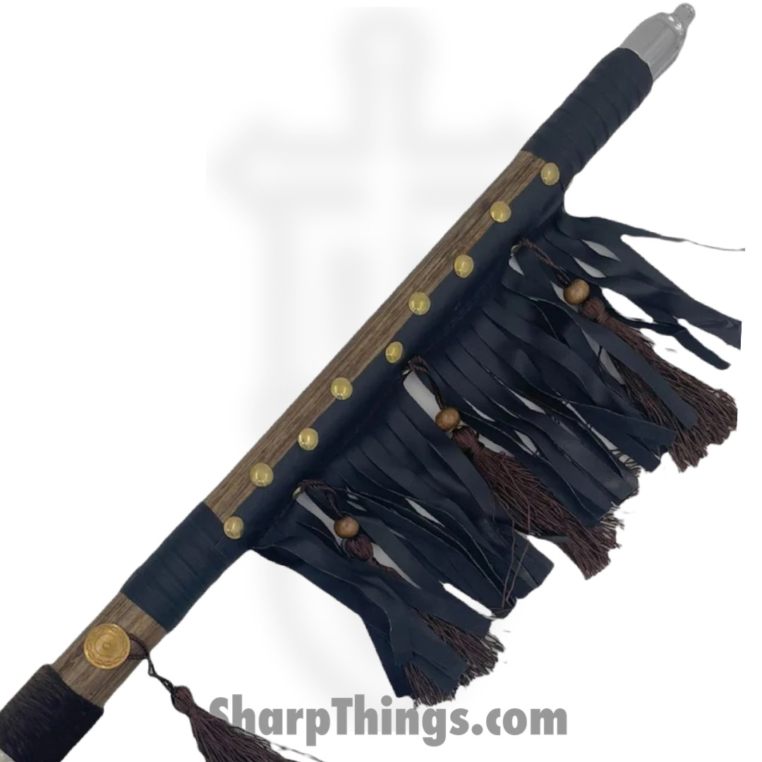 VOC - L-13 - Indian Axe - Stainless Satin Axe - Wood - Brown - Image 2