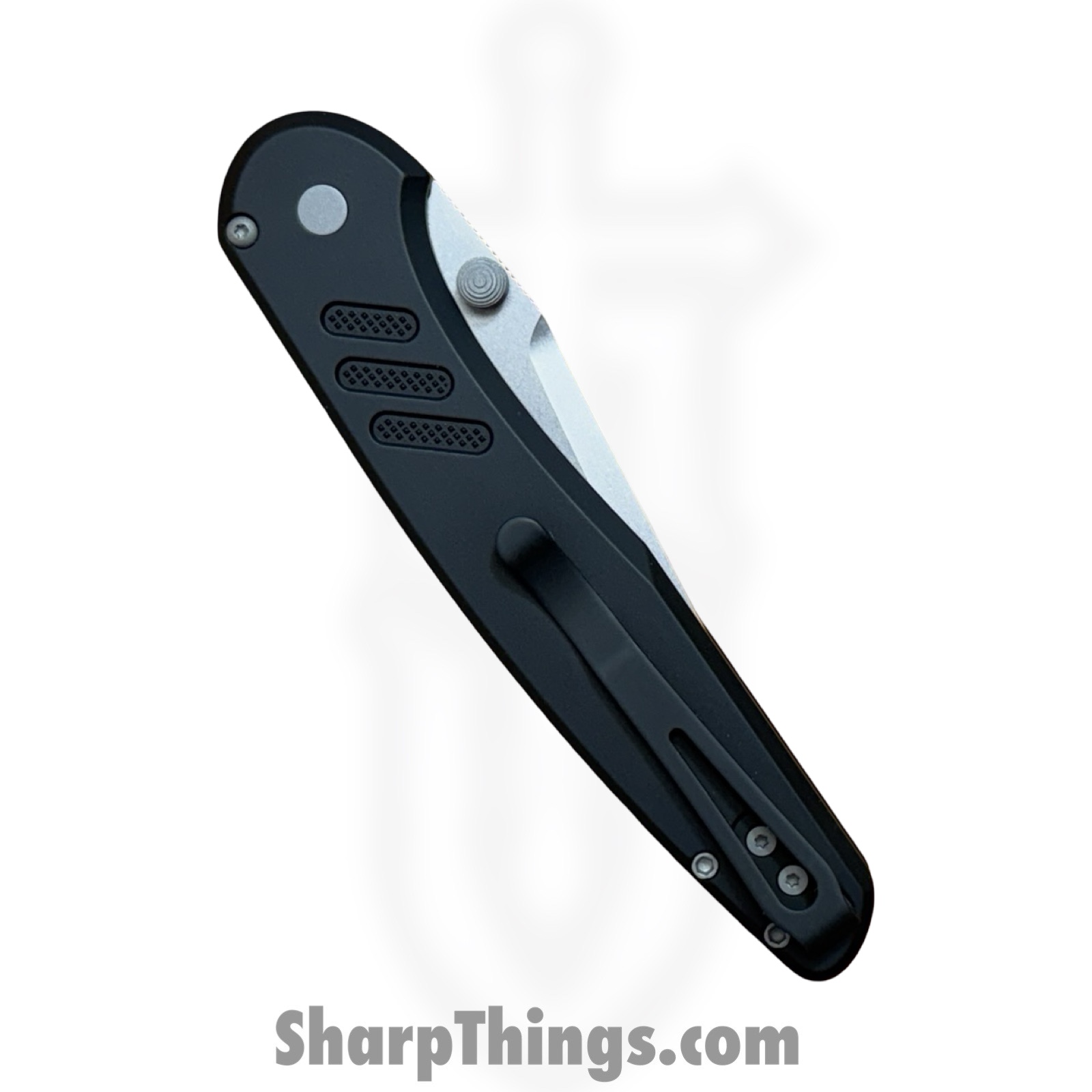 ProTech - PN1101 - Peace Neighbor Designed Avalon Thumb Stud - Folding Knife - CPM MagnaCut Stonewash Drop Point - Aluminum - Black - Image 6