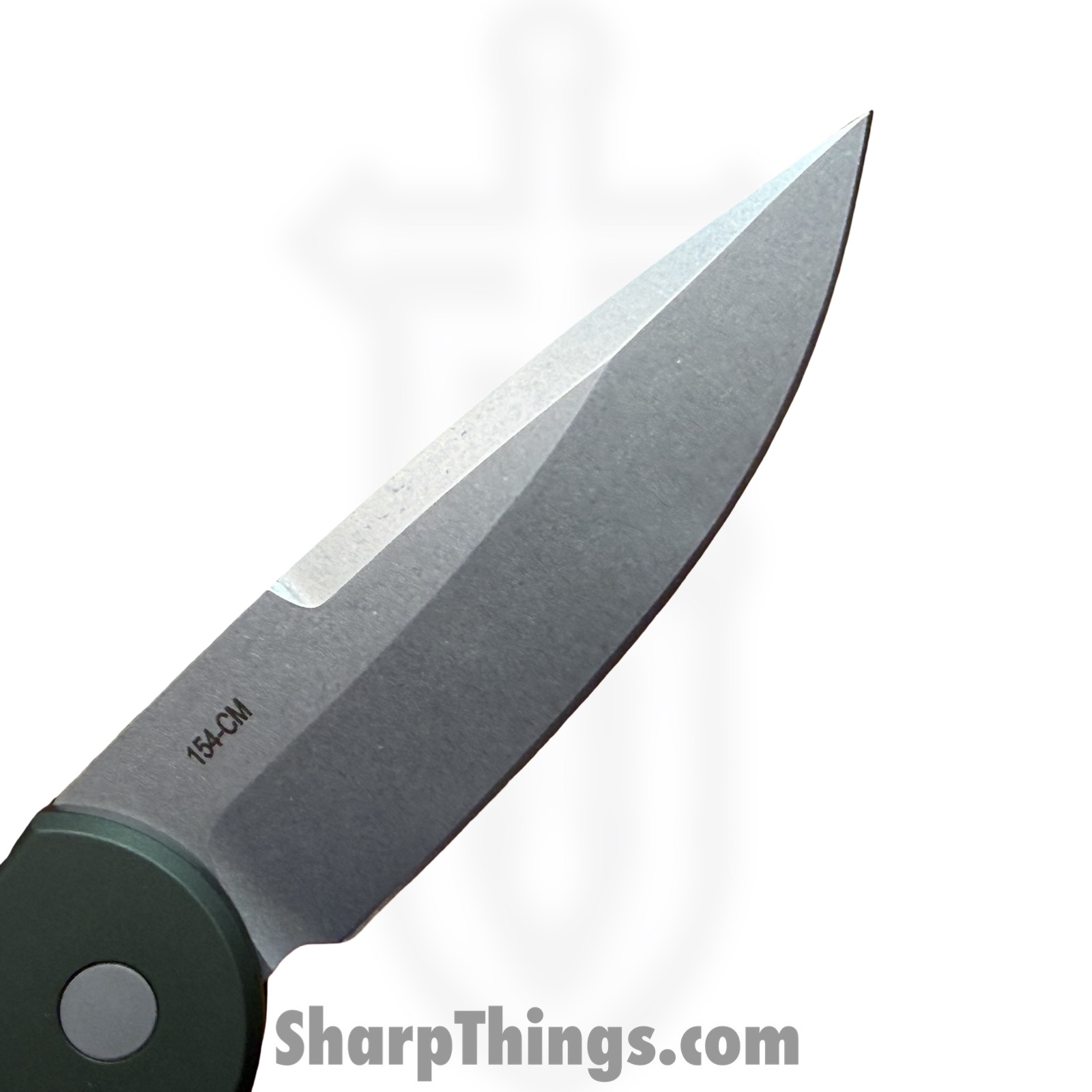 ProTech - TR-3 X1 SW Green - Tactical Response 3 - Automatic Knife - 154CM Stonewash Drop Point - Aluminum - Green - Image 6