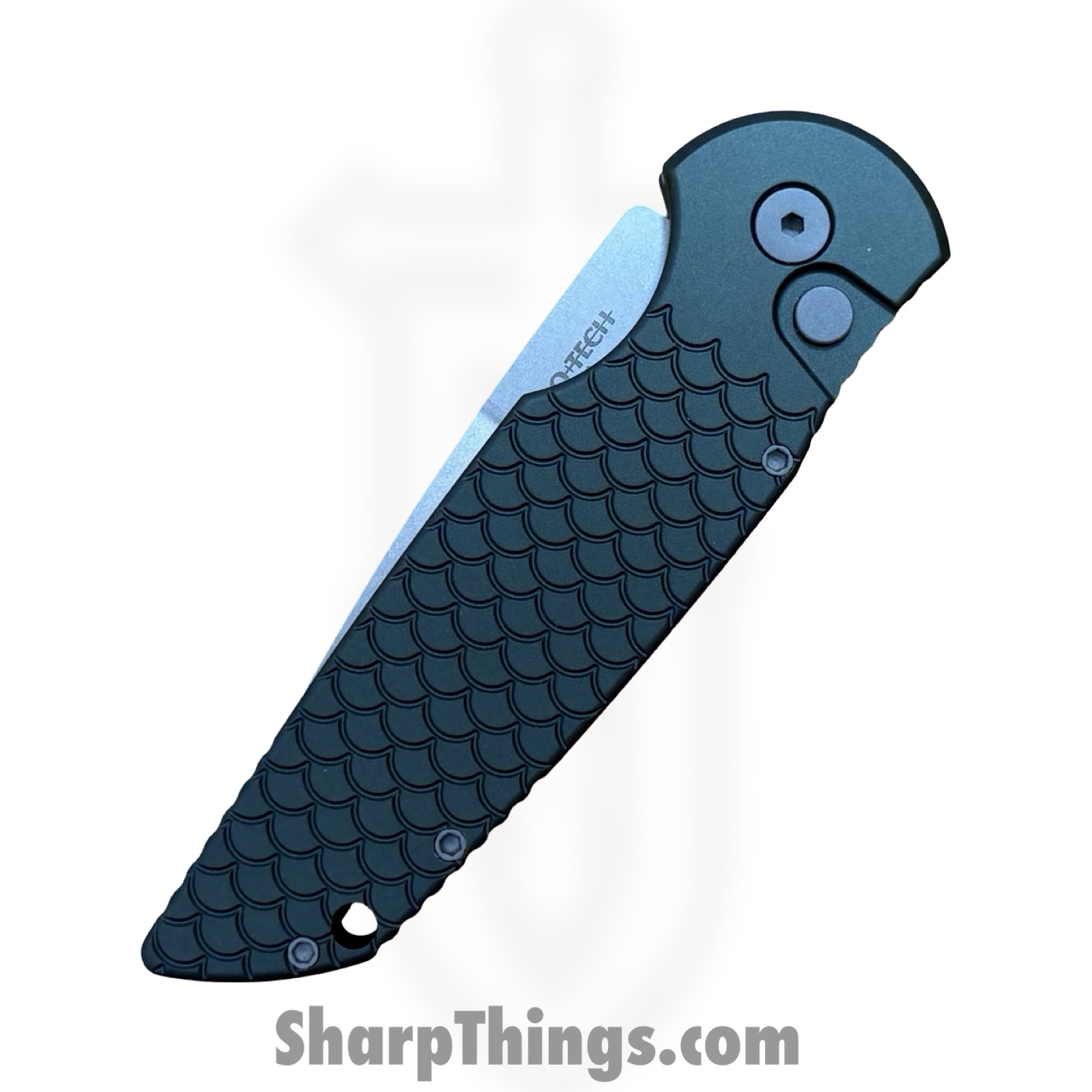 ProTech - TR-3 X1 SW Green - Tactical Response 3 - Automatic Knife - 154CM Stonewash Drop Point - Aluminum - Green - Image 3
