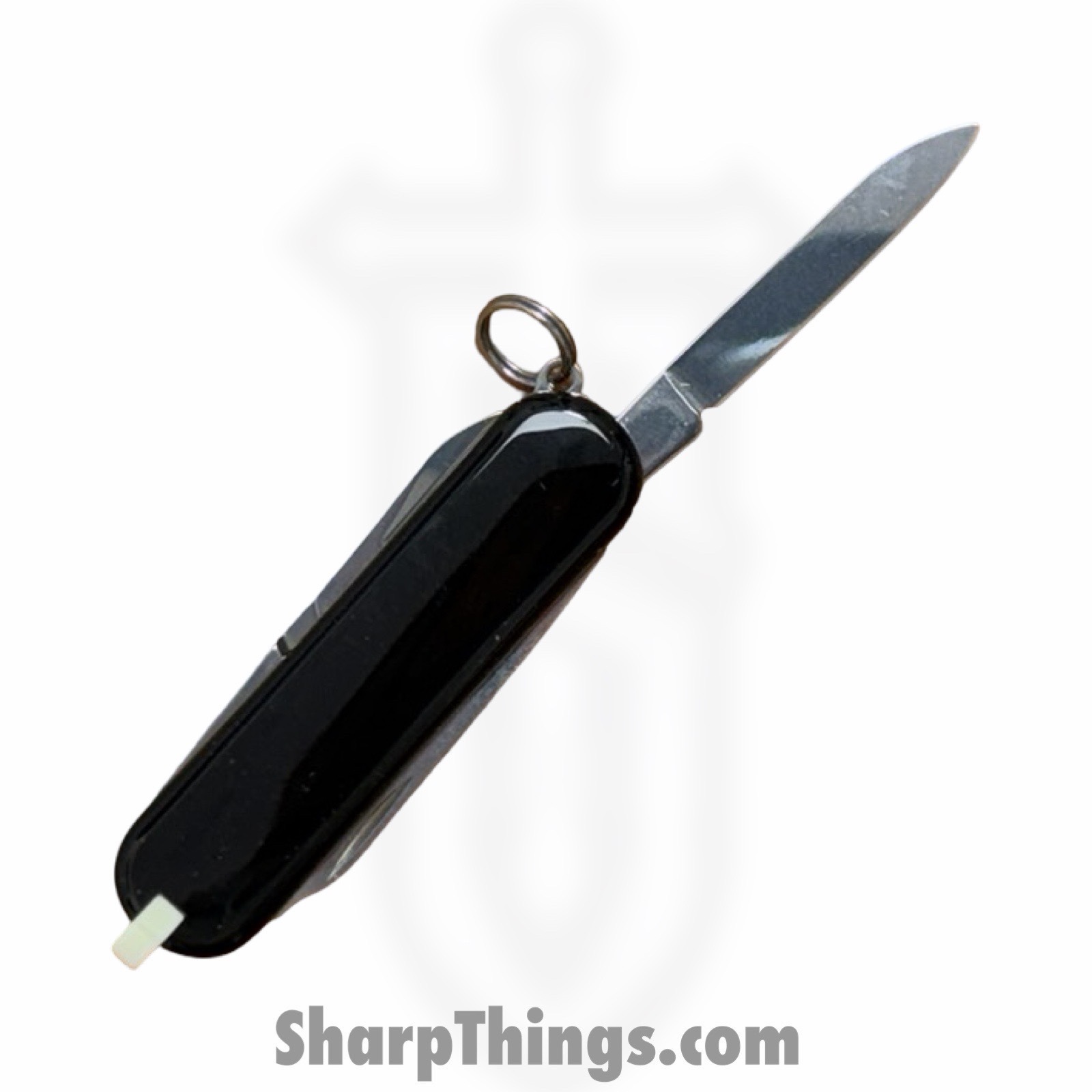 Victorinox - VN062233 - Classic - Folding Knife - Stainless Polished Drop Pont - ABS - Black - Image 2