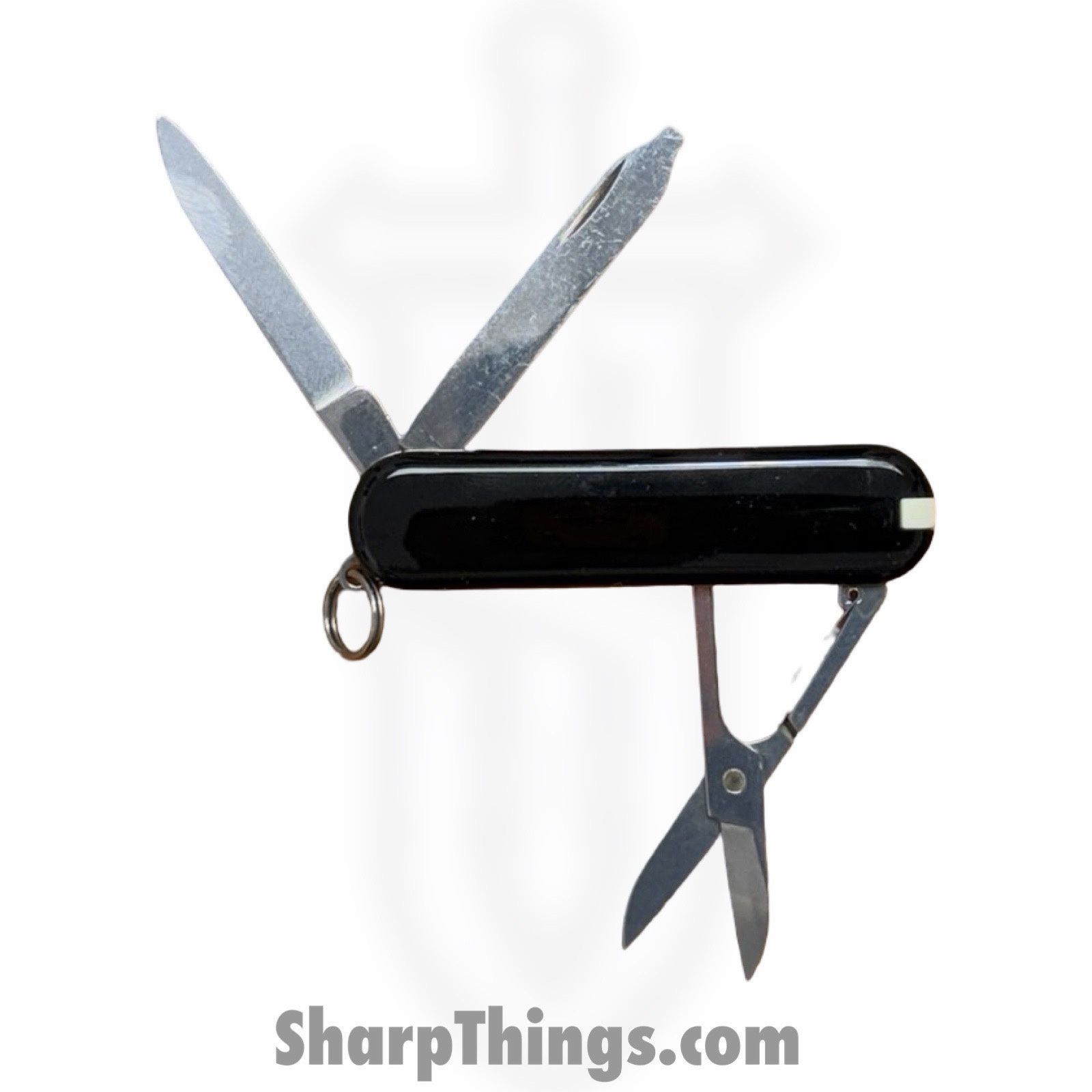 Victorinox - VN062233 - Classic - Folding Knife - Stainless Polished Drop Pont - ABS - Black - Image 5