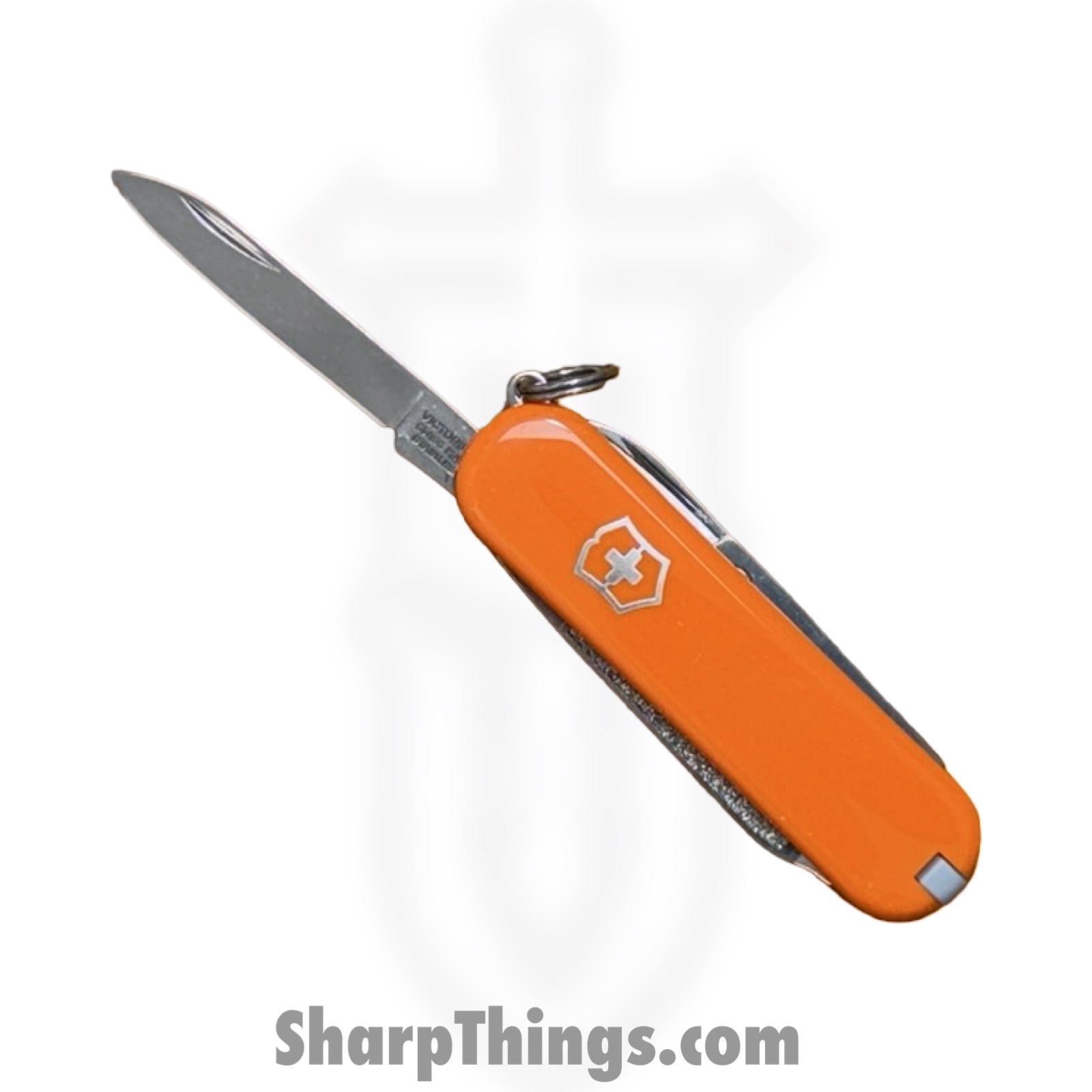 Victorinox - VN0622383 - Classic SD - Folding Knife - Stainless Polished Drop Pont - ABS - Mango Tango