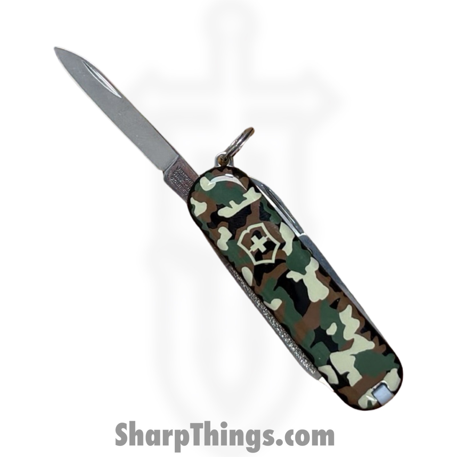 Victorinox - VN0622394 - Classic Camouflage - Folding Knife - Stainless Polished Drop Pont - ABS - Camo