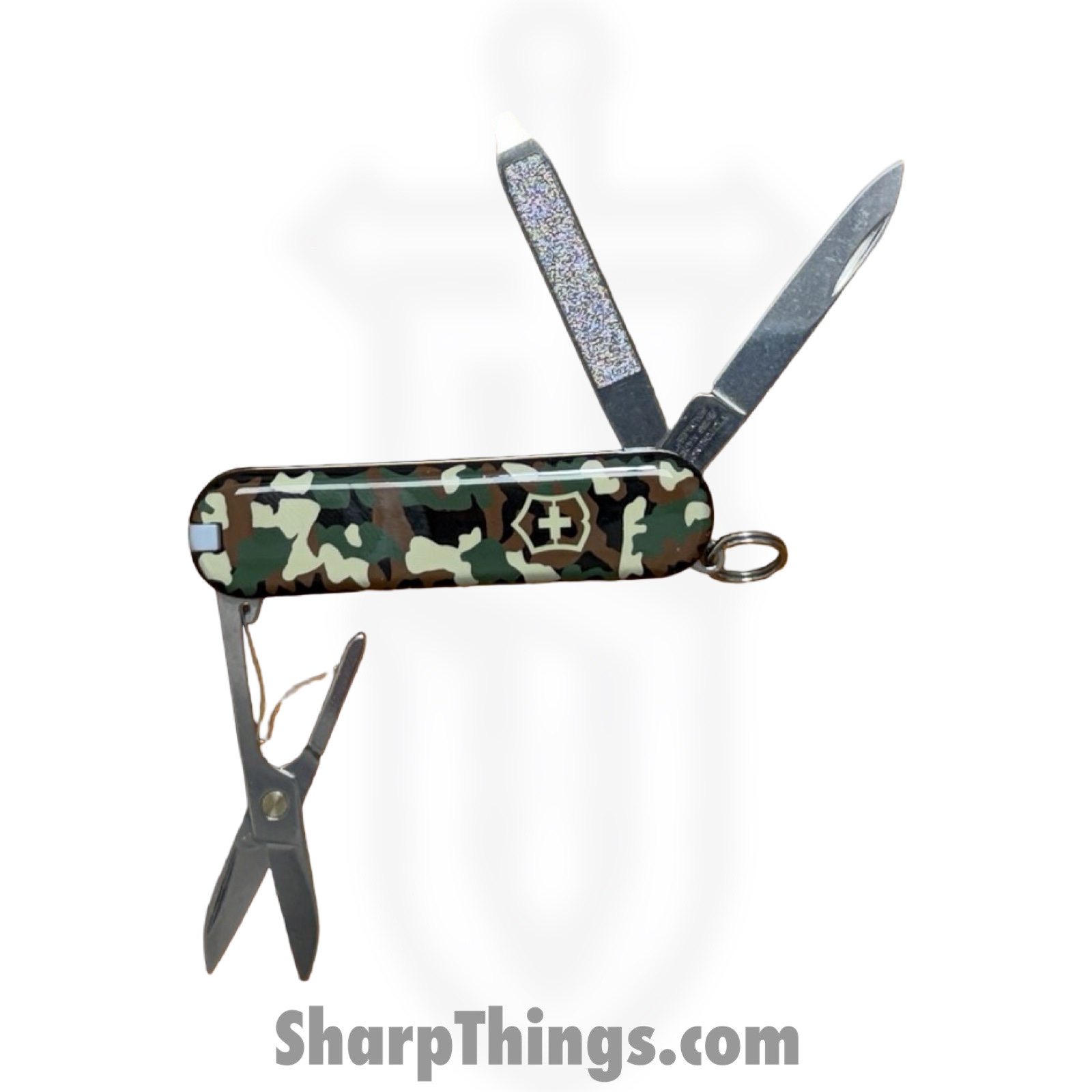 Victorinox - VN0622394 - Classic Camouflage - Folding Knife - Stainless Polished Drop Pont - ABS - Camo - Image 6