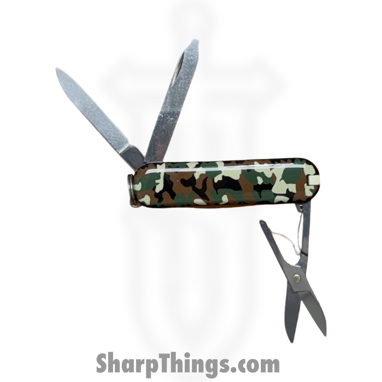 Victorinox - VN0622394 - Classic Camouflage - Folding Knife - Stainless Polished Drop Pont - ABS - Camo - Image 4