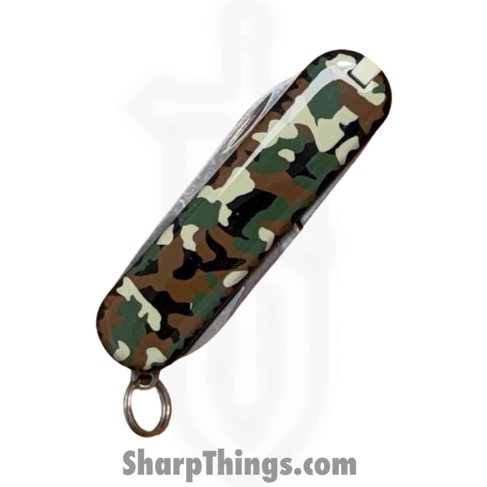Victorinox - VN0622394 - Classic Camouflage - Folding Knife - Stainless Polished Drop Pont - ABS - Camo - Image 7