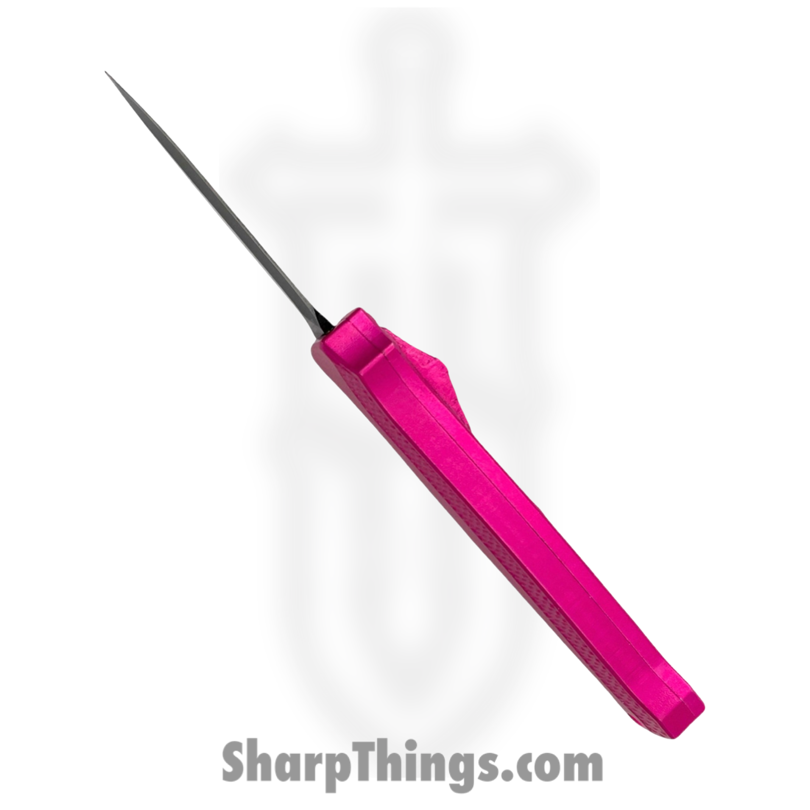 Atomic Knives - WNS-A705-PK - Micro Cali 2 - OTF Auto - D2 Coated Dagger - Aluminum - Pink - Image 2