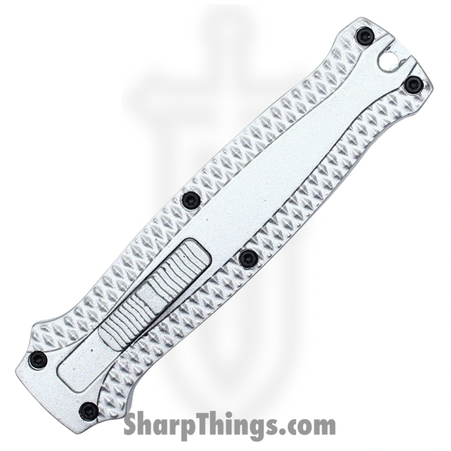 Atomic Knives - WNS-A705-SL - Micro Cali 2 - OTF Auto - D2 Coated Dagger - Aluminum - Silver - Image 2