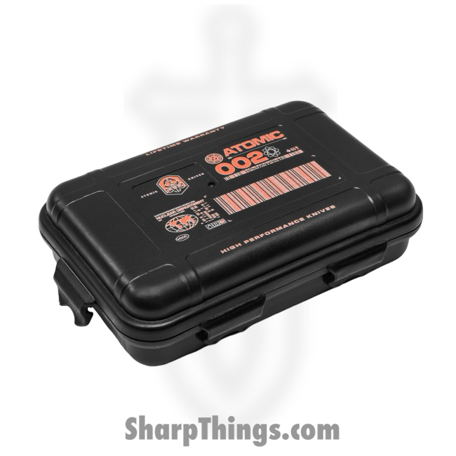 Atomic Knives - WNS-DT01RWD - UltraLite ATOMIC - OTF Auto - D2 Satin Drop Point - Aluminum - Woodgrain - Image 3