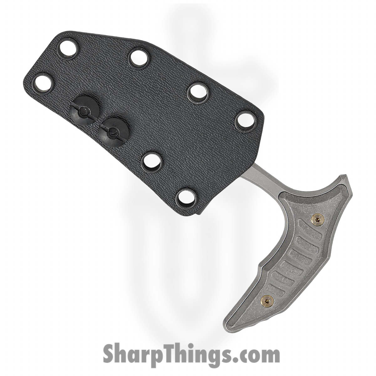 Microtech - 218-10APMS1 - BEE - Fixed Blade Knife - 440C SS Apocalyptic Wharncliffe - Milled Titanium - Apocalyptic - Image 3