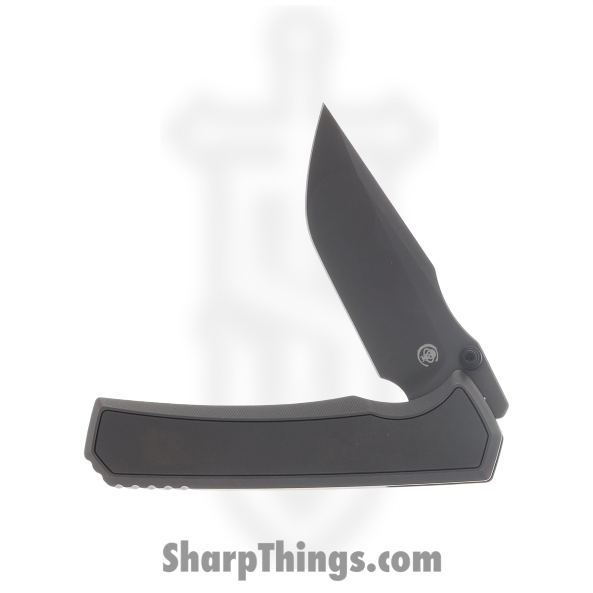 Chaves Knives - CKRLARISON - Sam Tran X Chaves Red Label Arison Street - Folding Knife - M390 DLC Drop Point - Titanium - Black - Image 3