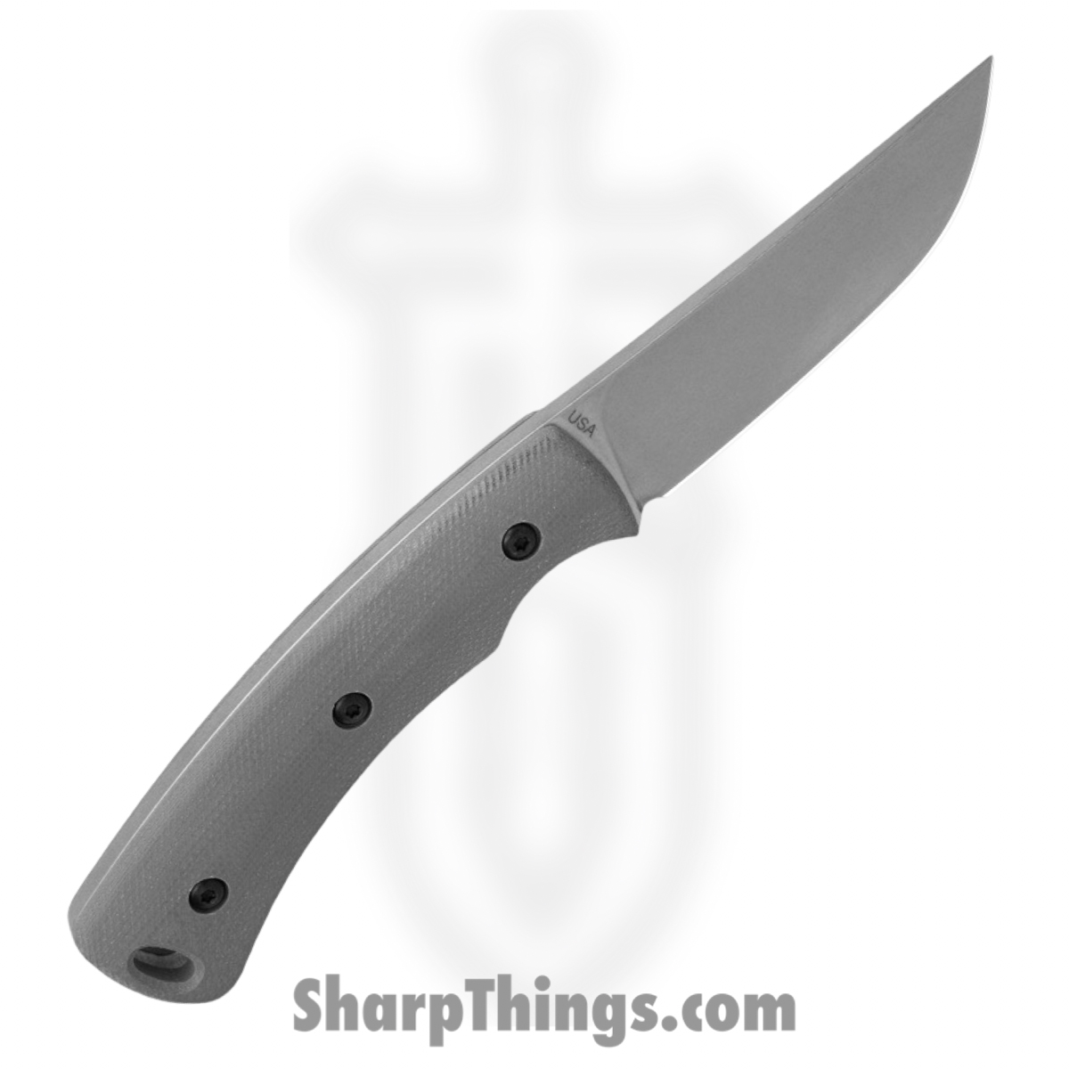 TRM - DLR-TAG-G10-SL-GRY - Tagalong - Fixed Blade Knife - CPM MagnaCut Stonewash Clip Point - G10 - Slate Gray - Image 2