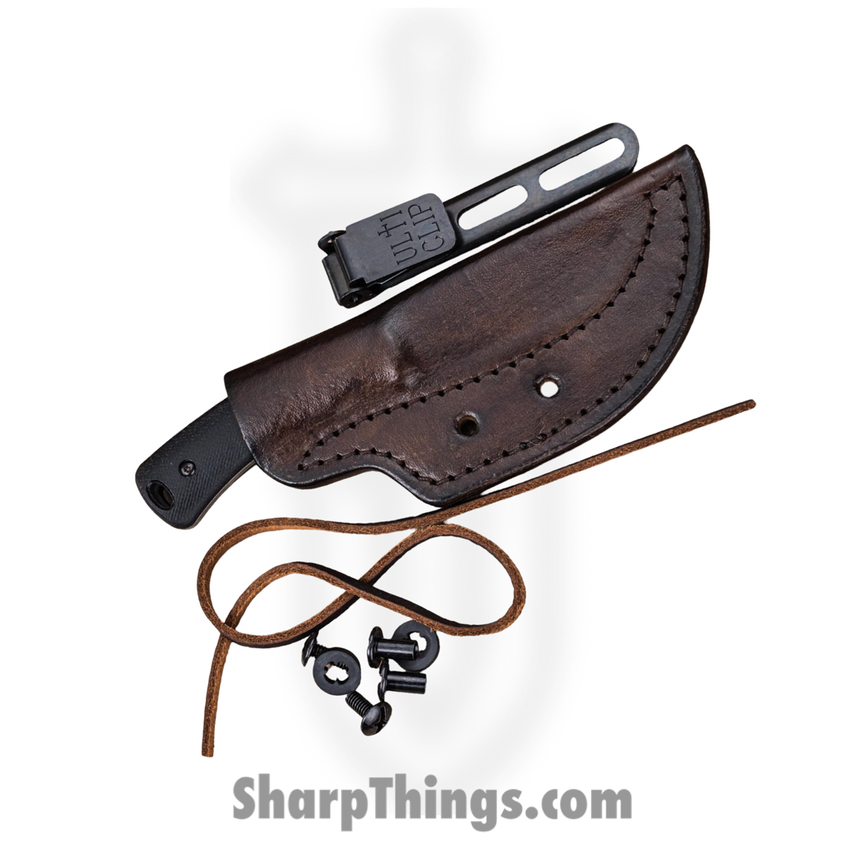 TRM - DLR-TAG-MIC-BKSA - Tagalong - Fixed Blade Knife - CPM MagnaCut Stonewash Clip Point - Micarta - Black Sand - Image 4