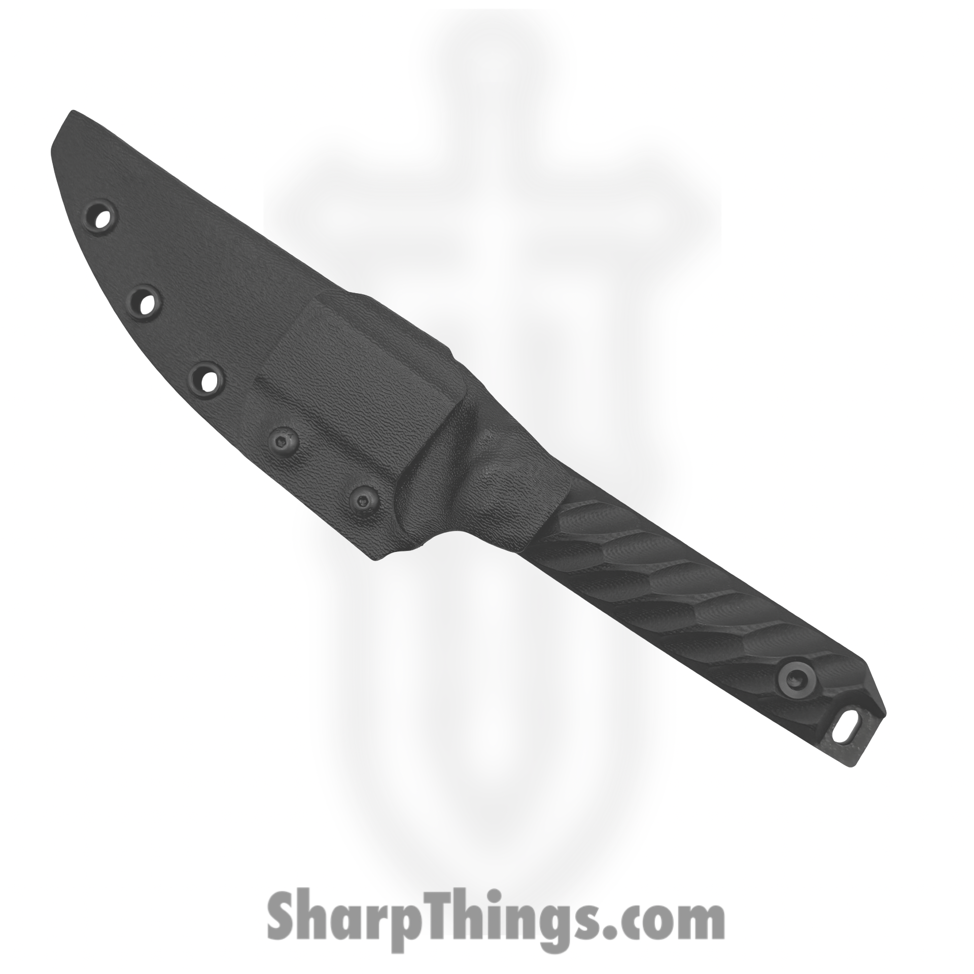 Half Face Blades - HFB6260D - Kwaiken FC - Fixed Blade Knife - S45VN Coated Drop Point - G10 - Black - Image 5