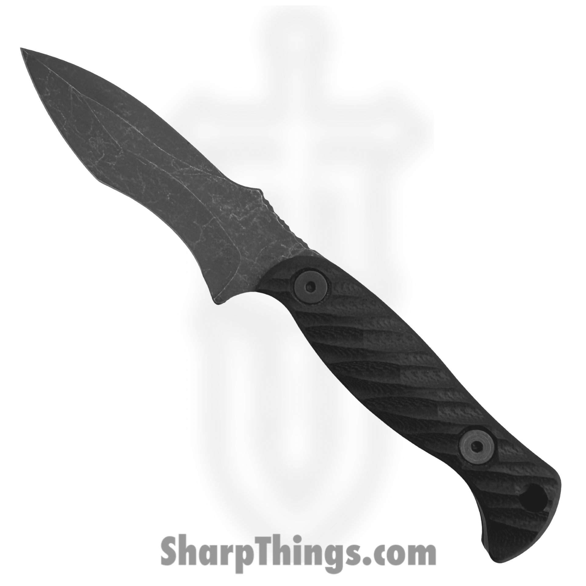 Half Face Blades - HFB6260G - Extremis MK1 - Fixed Blade Knife - S45VN Coated Spear Point - G10 - Black
