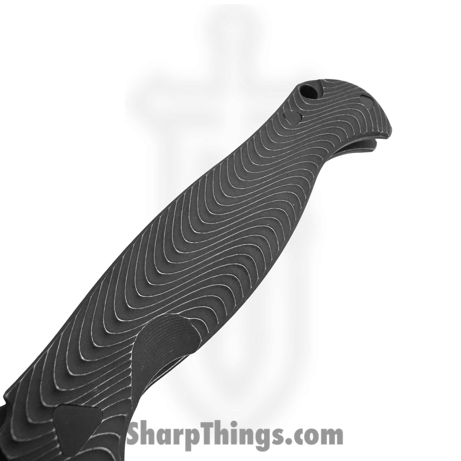Half Face Blades - HFB6260K - Extremis Folder - Folding Knife - CPM S45VN Coated Spear Point - Titanium - Black - Image 5