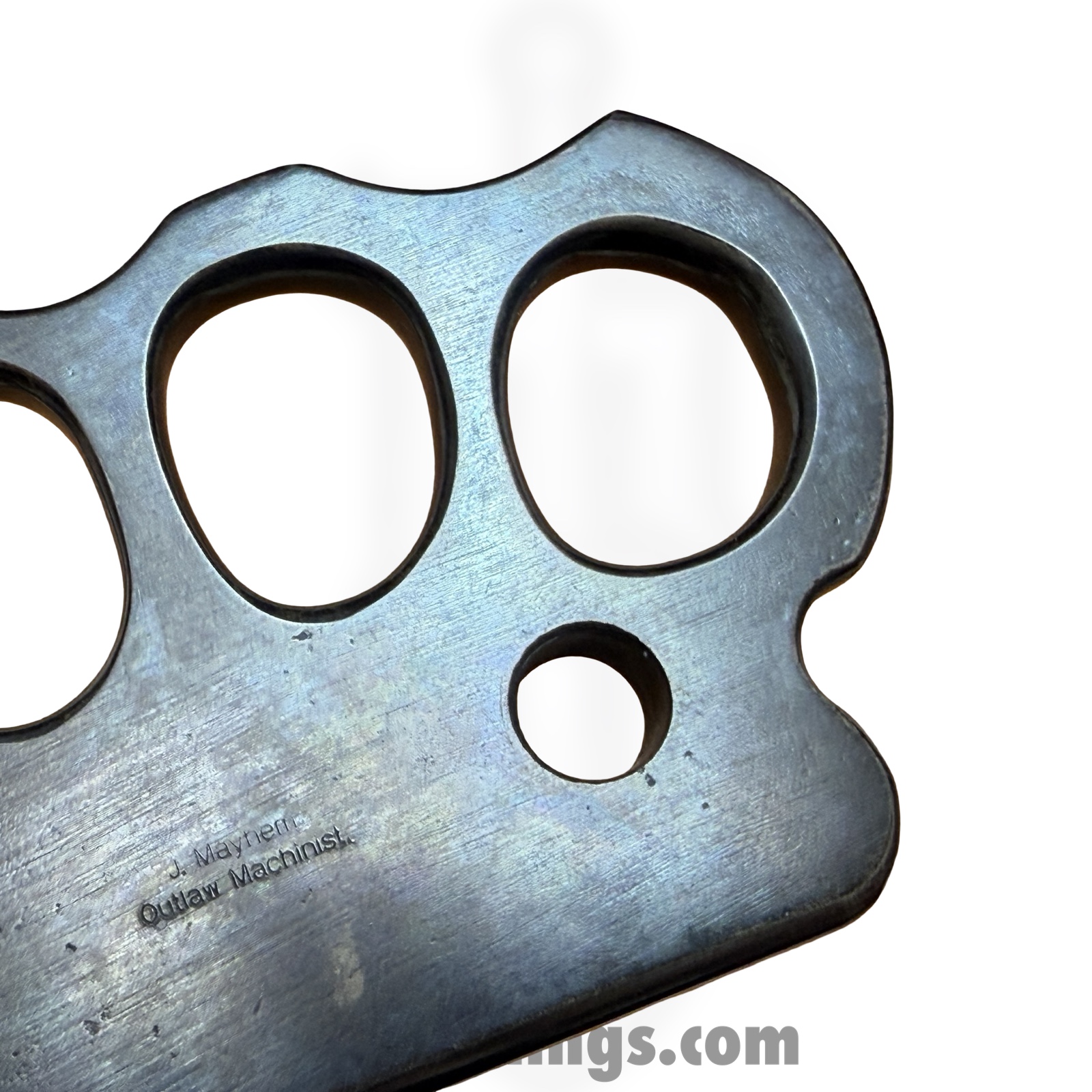 Johnny Mayhem - JM0626_B - Ole Reliable 3/8" - A36 Blued Steel - Natural - Image 3