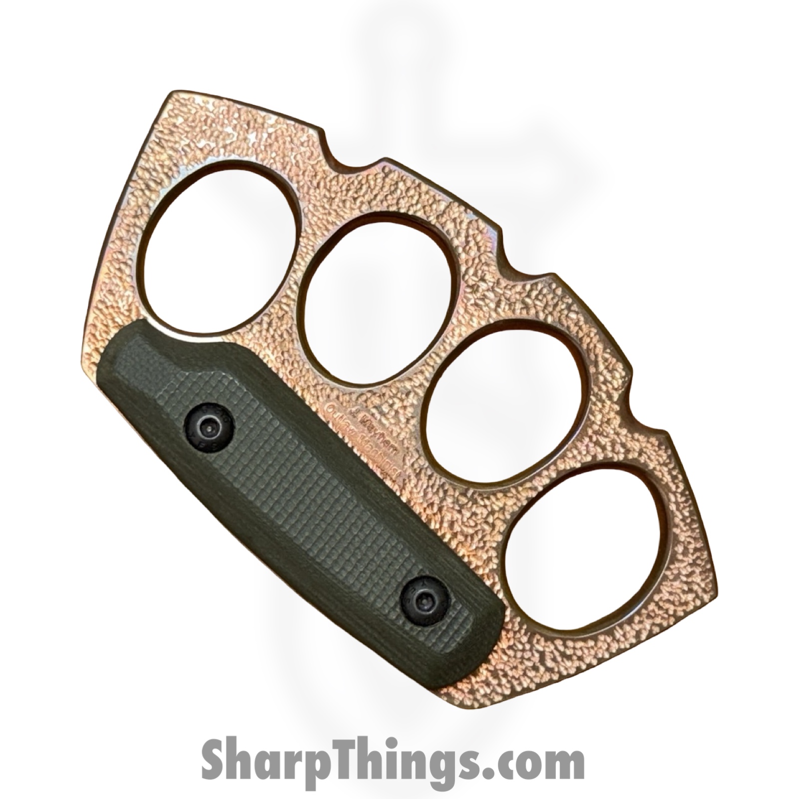 Johnny Mayhem - JM0626_D - Kitsune 1/4" - Copper|G10 - Copper|Green