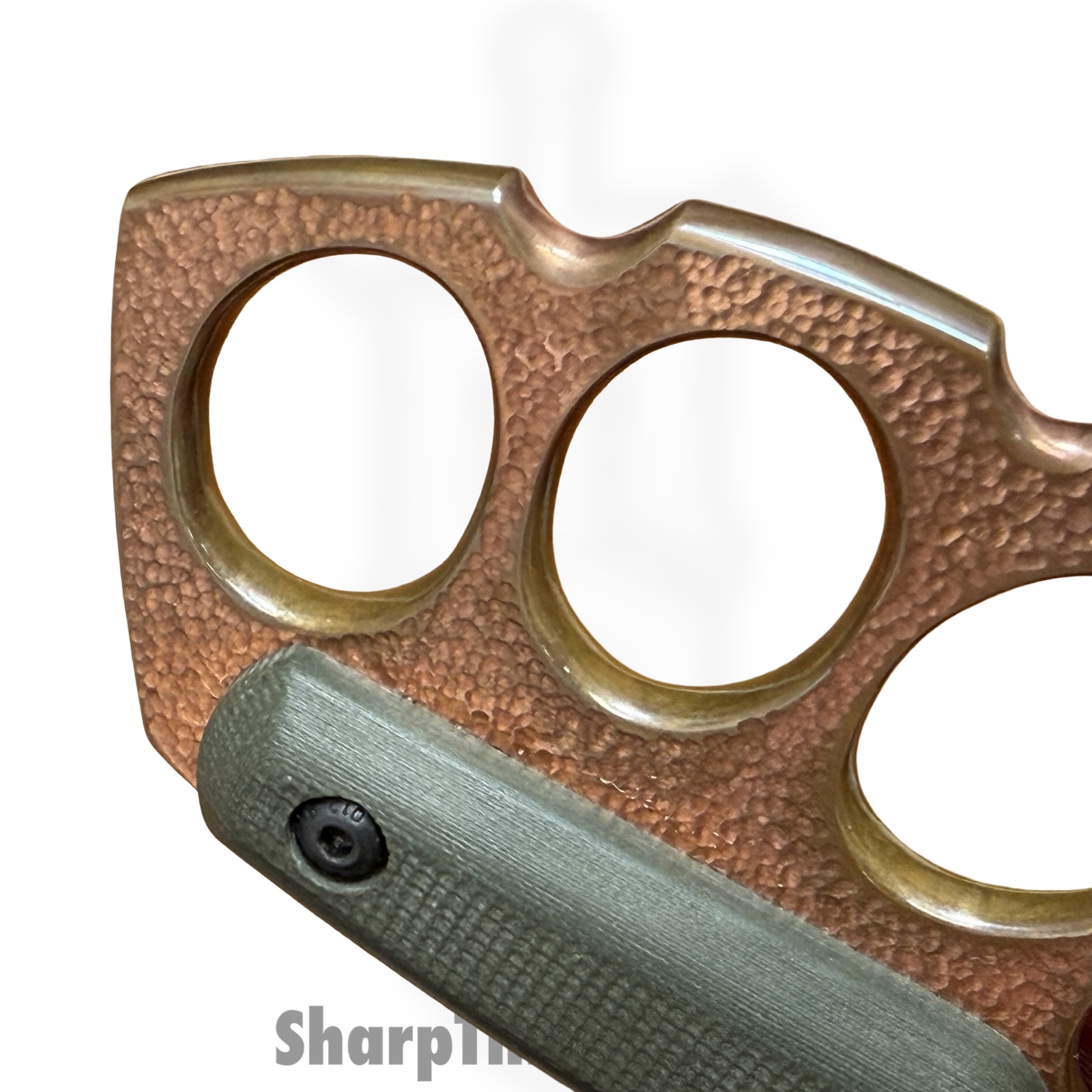 Johnny Mayhem - JM0626_D - Kitsune 1/4" - Copper|G10 - Copper|Green - Image 4