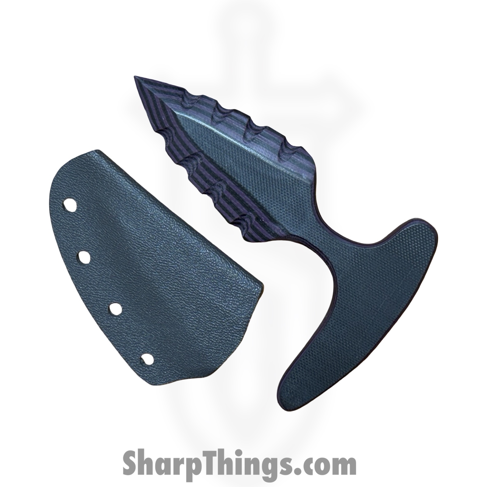Johnny Mayhem - JM0626_I - Purple Rain - Fixed Blade Knife - G-10 Dagger - G10 - Purple - Image 3