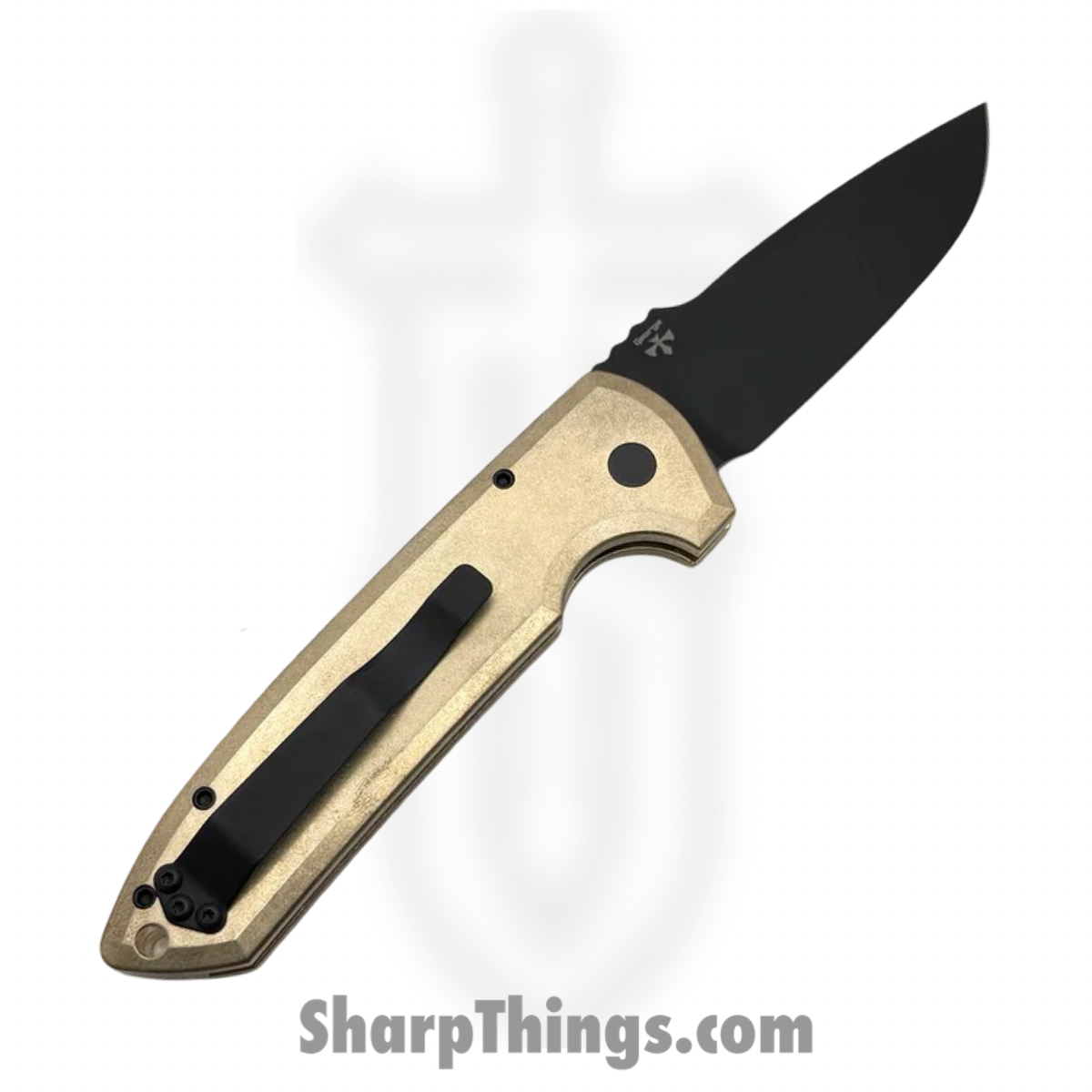 ProTech - LG3136 - Rockeye - Automatic Knife - CPM MagnaCut Coated Drop Point - Textured AlBronze - Bronze - Image 2