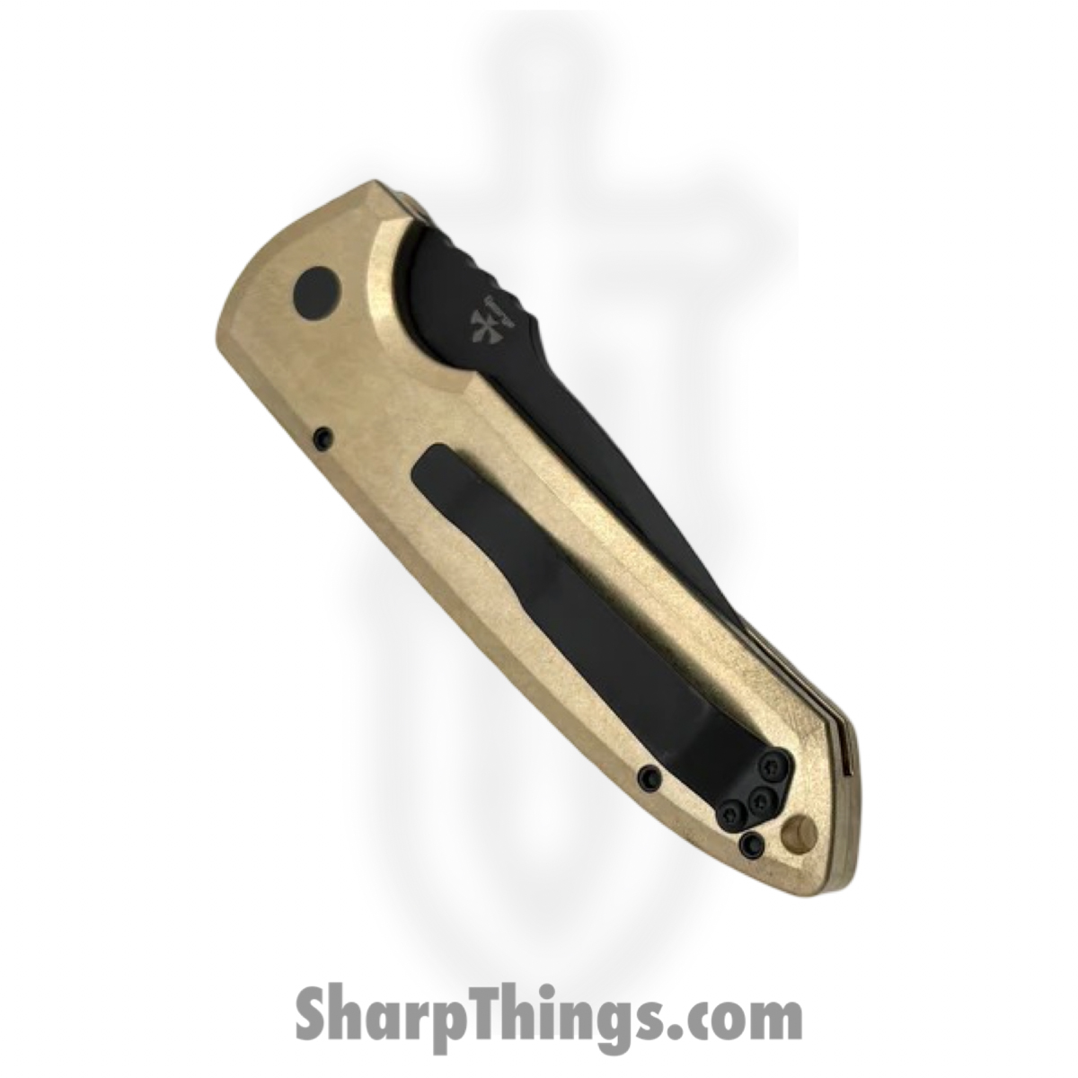 ProTech - LG3136 - Rockeye - Automatic Knife - CPM MagnaCut Coated Drop Point - Textured AlBronze - Bronze - Image 4