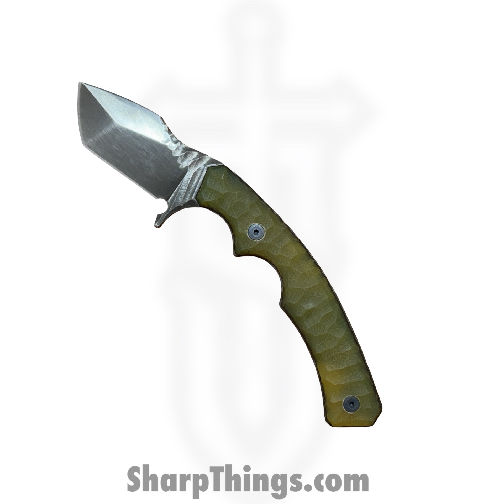 Lex Rex - LRBSA006 - Wraith - Fixed Blade Knife - 80CRV2 Coated Multi Grind Tanto - G10 - Gold