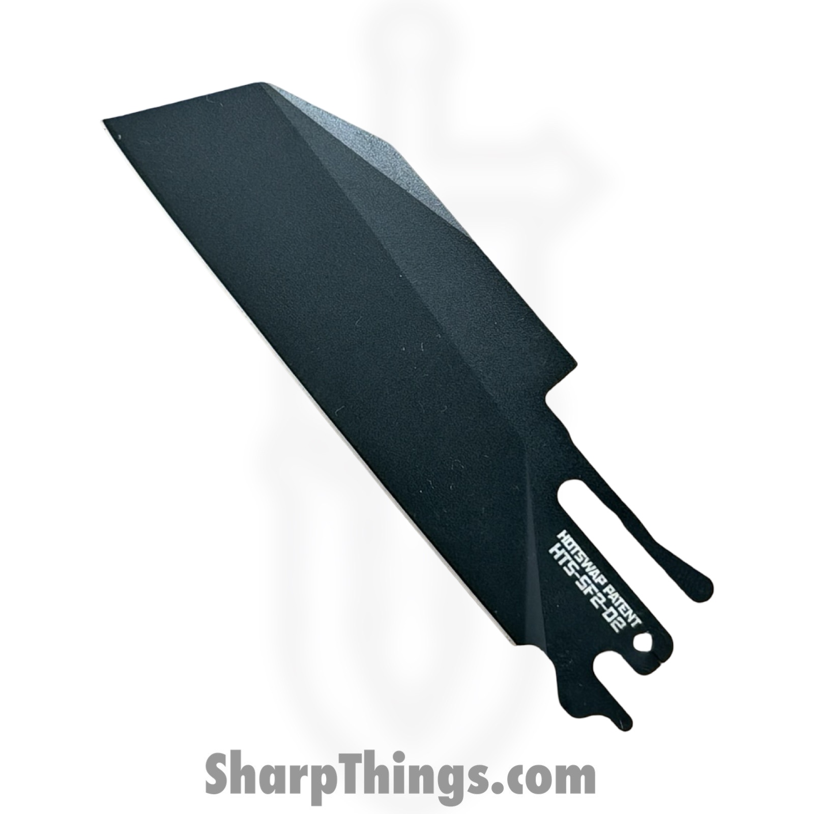 Exceed Designs - Tirandbld2 - TiRant Ultra HotSwap Full Length Blade Replacement - D2 Coated Wharncliffe - Black