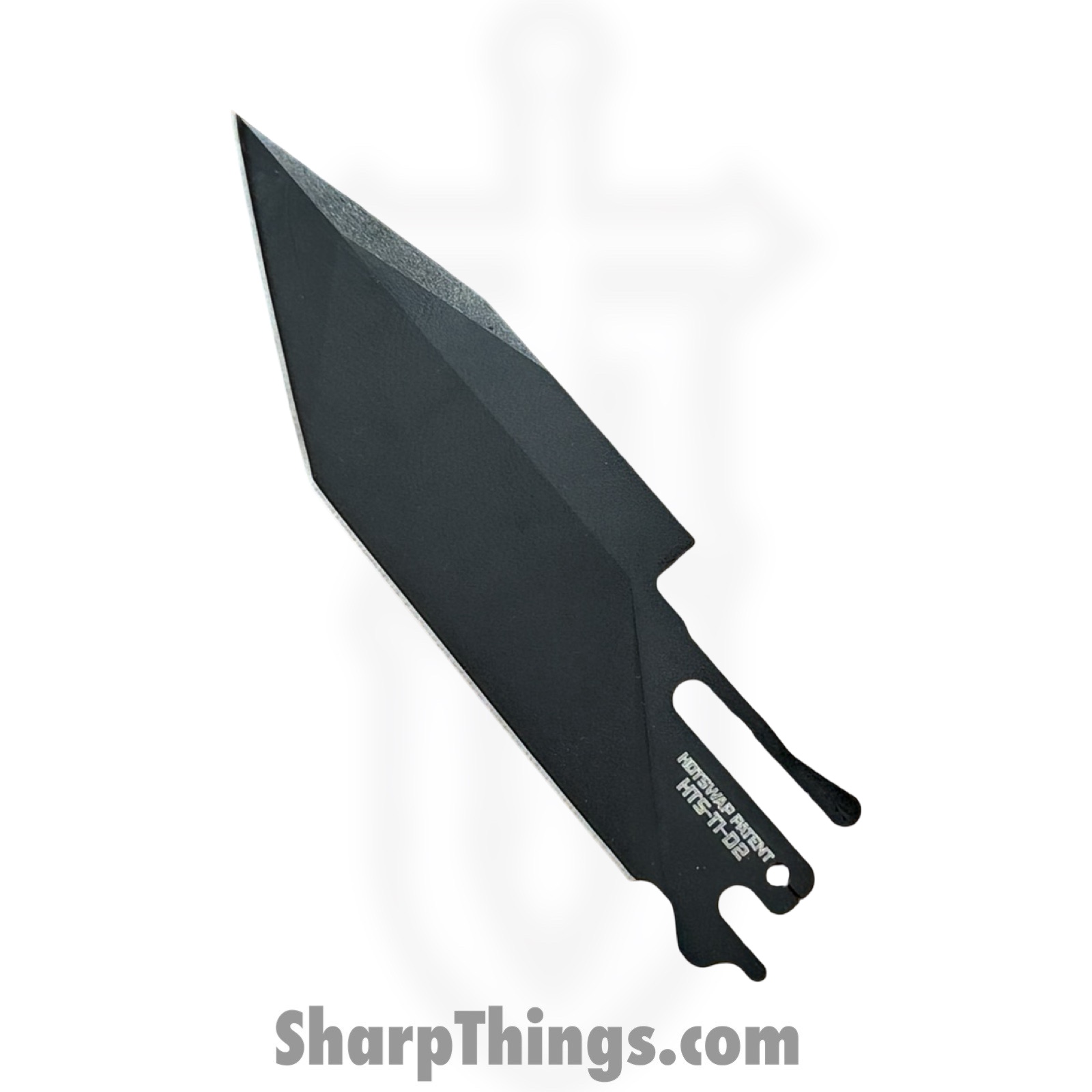 Exceed Designs - Tirandbld4 - TiRant Ultra HotSwap Full Length Blade Replacement - D2 Coated Tanto - Black