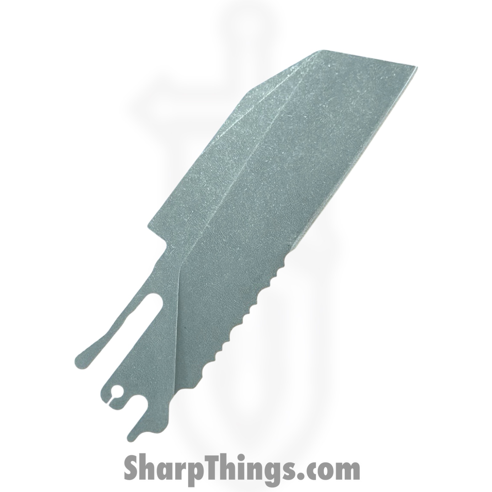 Exceed Designs - Tirandbld7 - TiRant Ultra HotSwap Full Length Blade Replacement - D2 Stonewash Wharncliffe P/S - Natural - Image 2