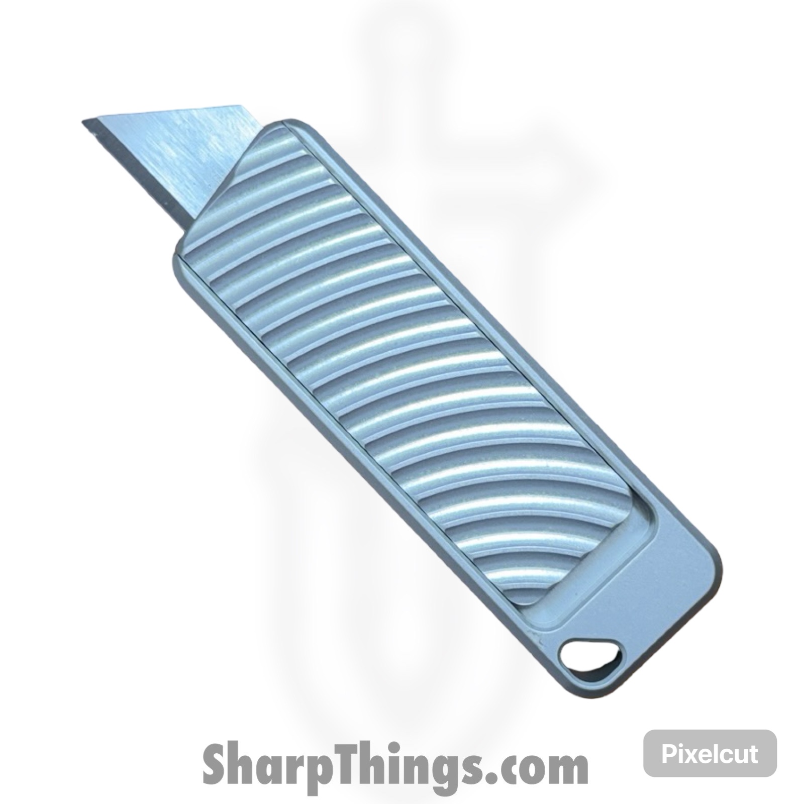 Rivery MFG - ZGO-OTF-U-6061-GY - Zero G Original Utility - Assisted Open Knife - Satin Razor - Aluminum - Gray