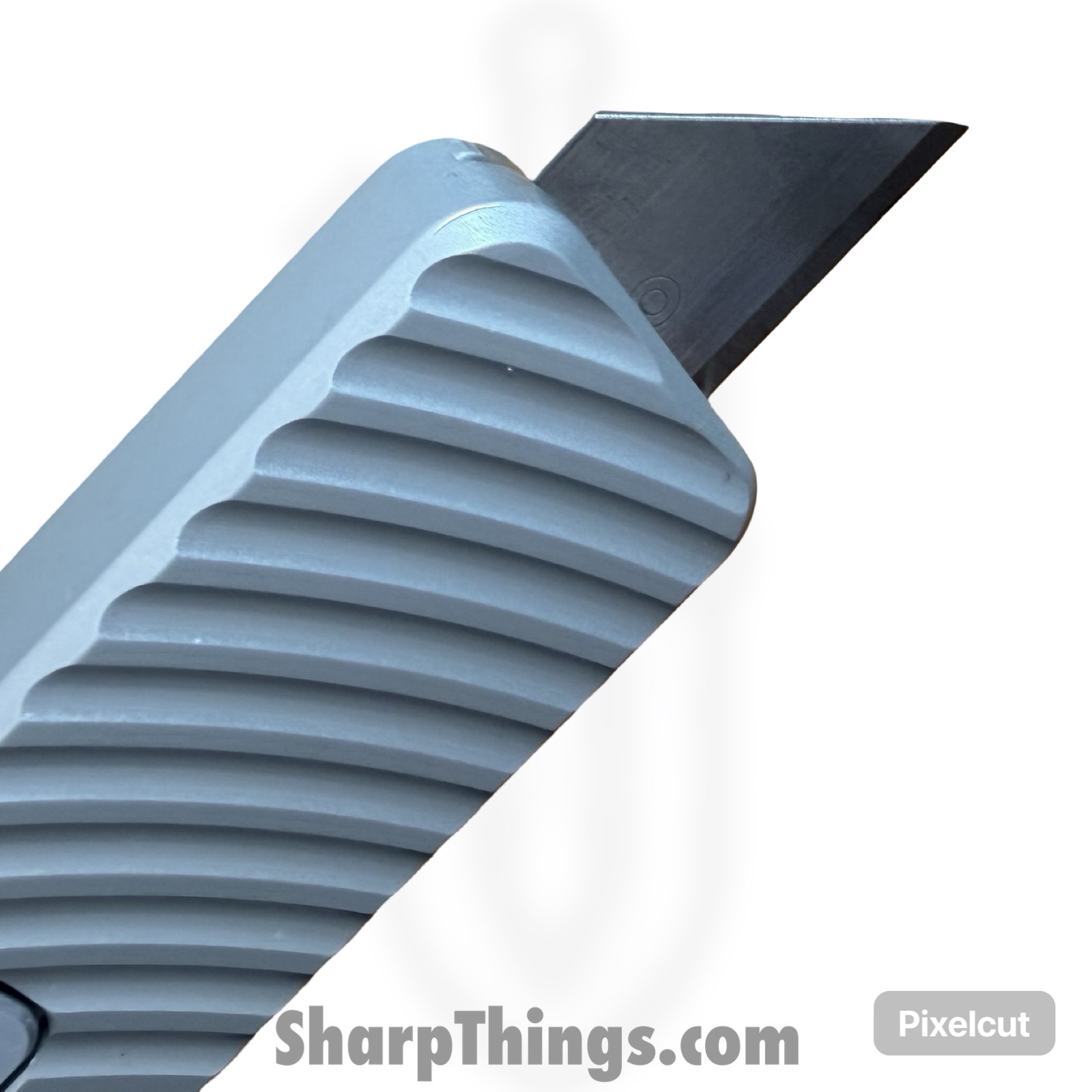 Rivery MFG - ZGO-OTF-U-6061-GY - Zero G Original Utility - Assisted Open Knife - Satin Razor - Aluminum - Gray - Image 4