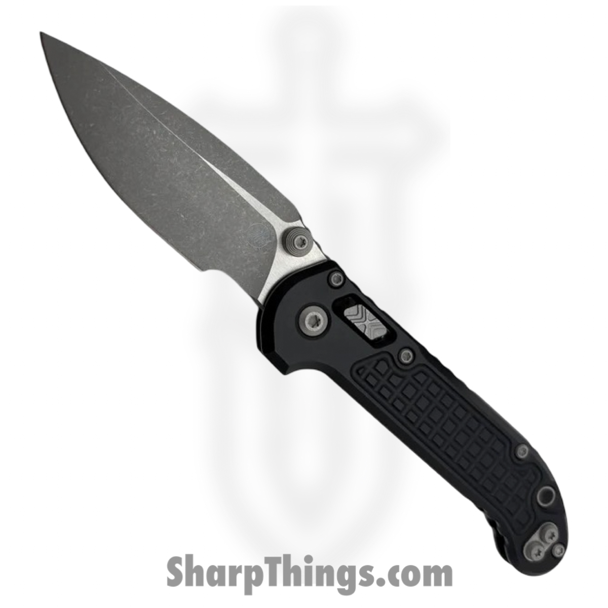Microtech - 1135RL-10APFR - LUDT - Folding Knife - M390MK Apocalyptic Drop Point - Frag Aluminum - Black