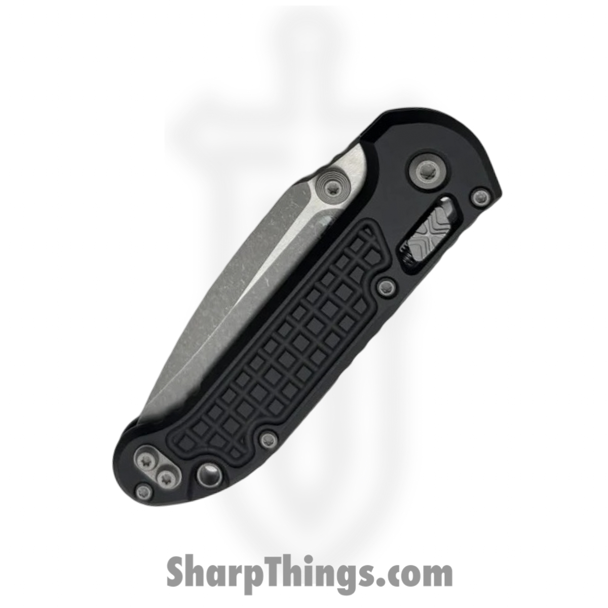 Microtech - 1135RL-10APFR - LUDT - Folding Knife - M390MK Apocalyptic Drop Point - Frag Aluminum - Black - Image 3